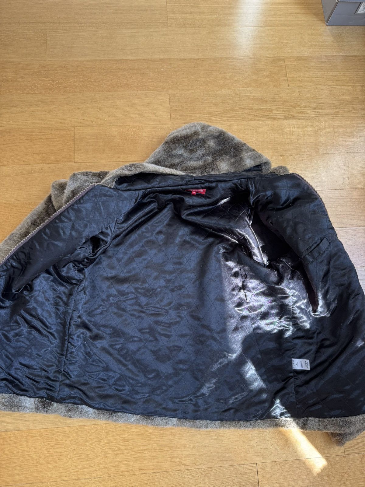 Supreme Supreme FW15 Faux Fur Hooded Zip Coat Size US M / EU 48-50 / 2 - 5 Thumbnail