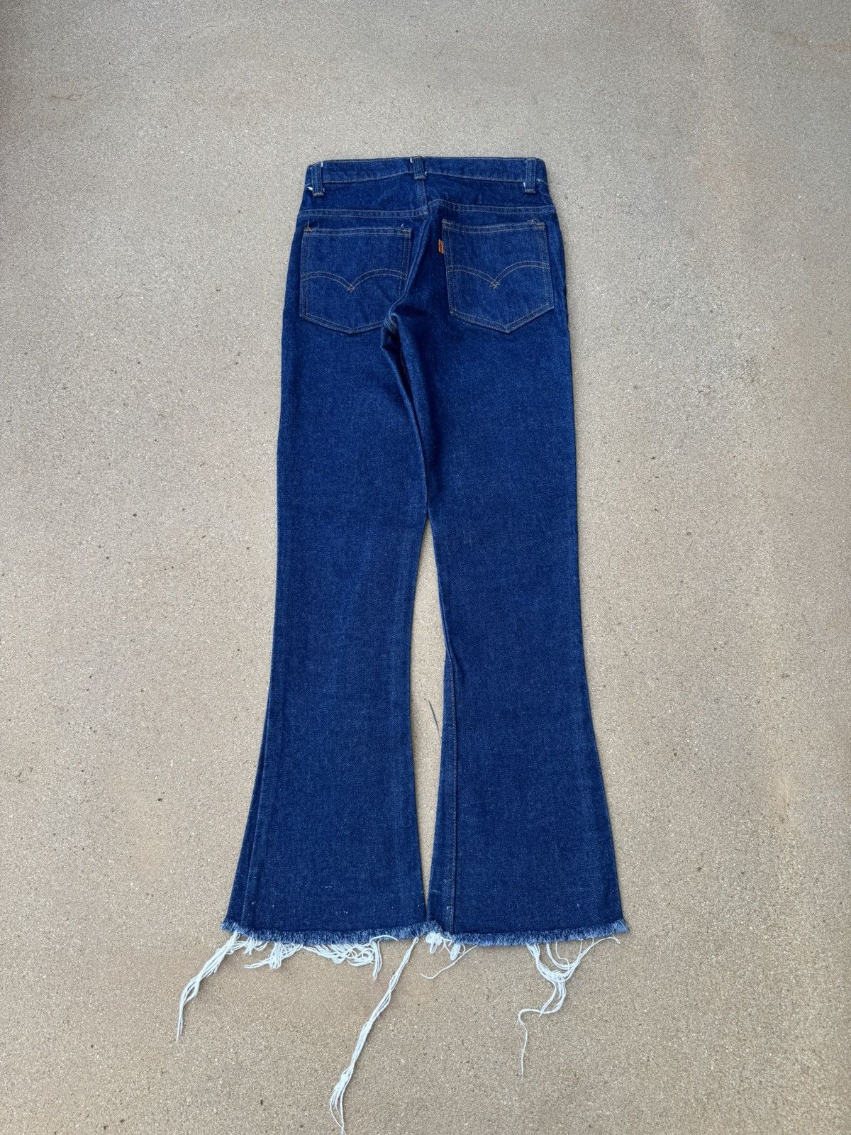 Levi's Vtg 70’s Levi’s 646 Orange Tab Bellbottom Flare Jeans 27x30 Size 27" / US 4 / IT 40 - 2 Thumbnail