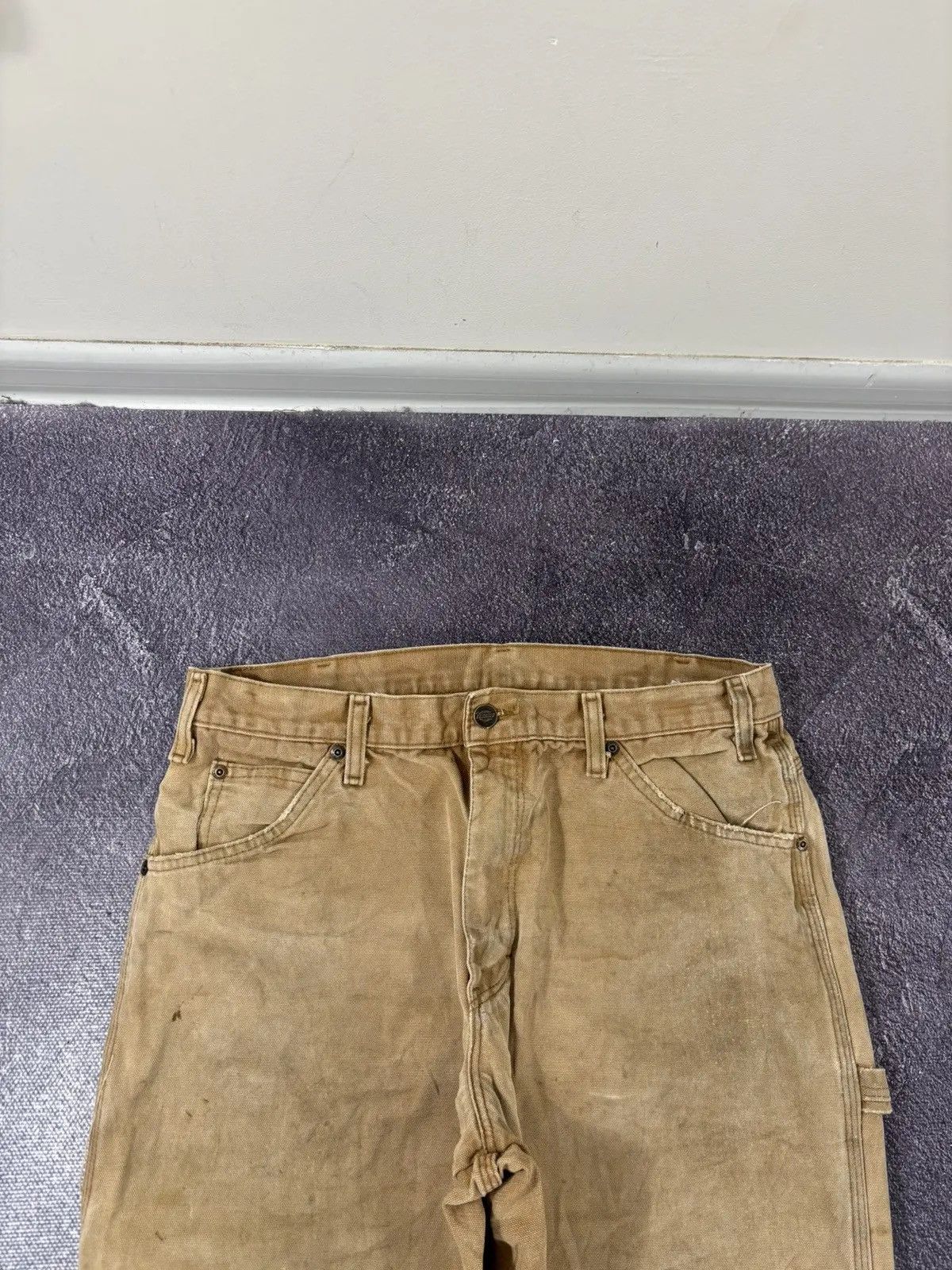 Dickies × Vintage Vintage Dickies Faded Carpenter USA Hype Skate Baggy Pants Size US 34 / EU 50 - 9 Thumbnail