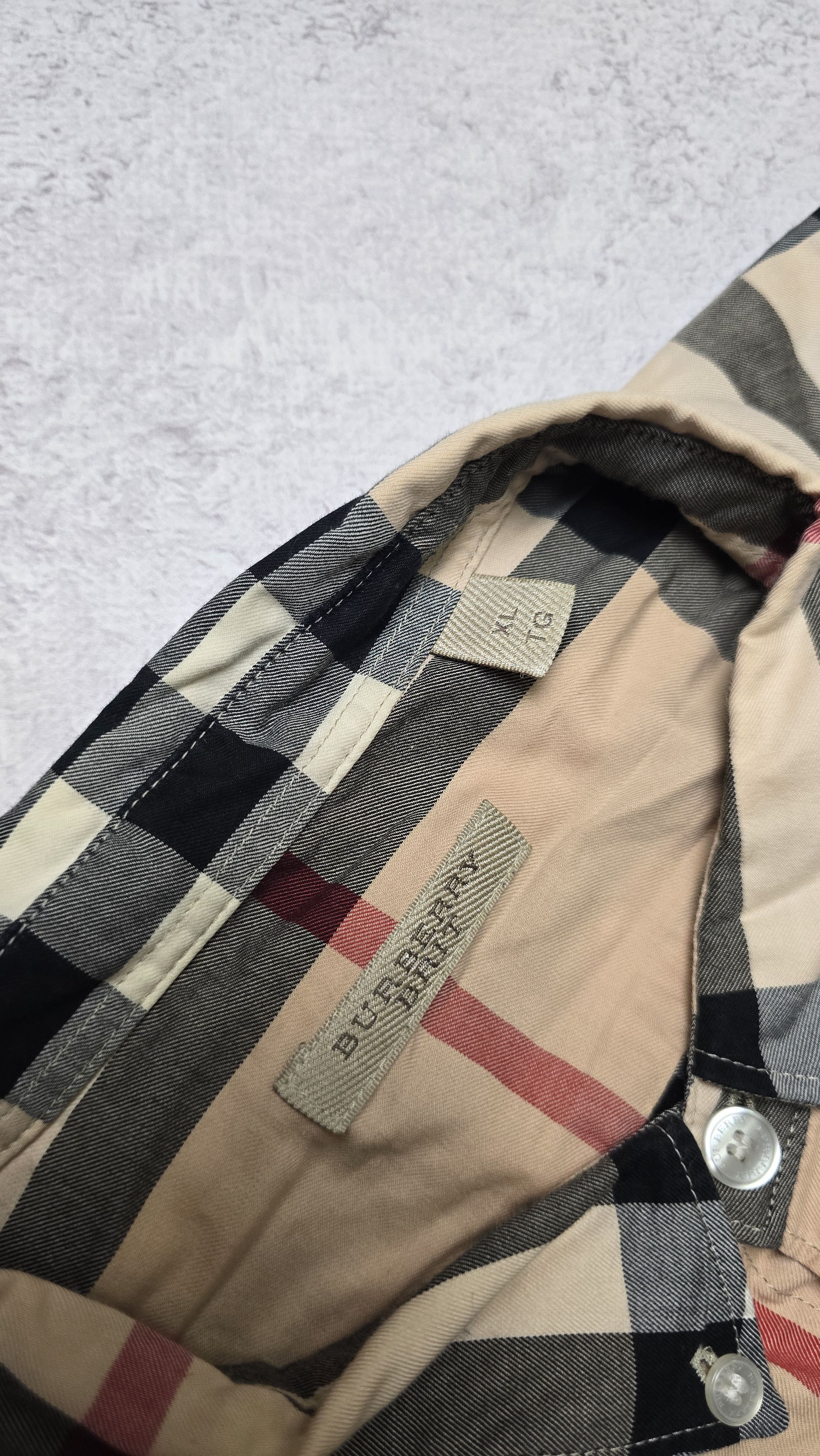 Burberry Burberry Brit Nova Check Shirt Long Sleeve Luxury Size US XL / EU 56 / 4 - 10 Thumbnail