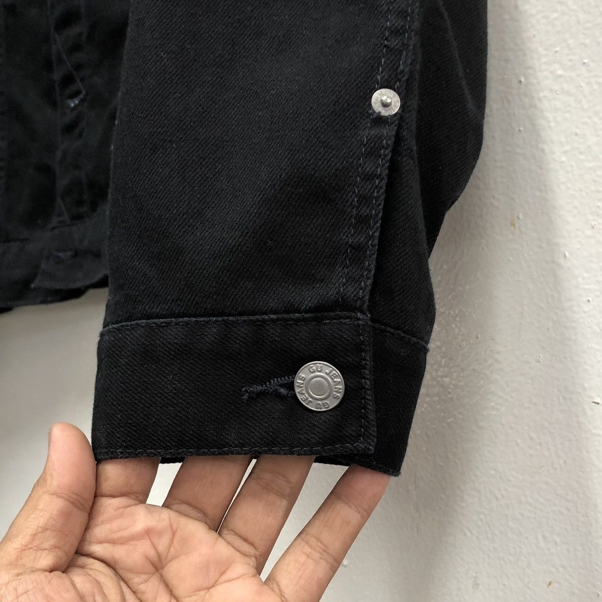 Japanese Brand Japanese Brand Gu Trucker Denim Jacket Black ( L ) Size US L / EU 52-54 / 3 - 15 Thumbnail