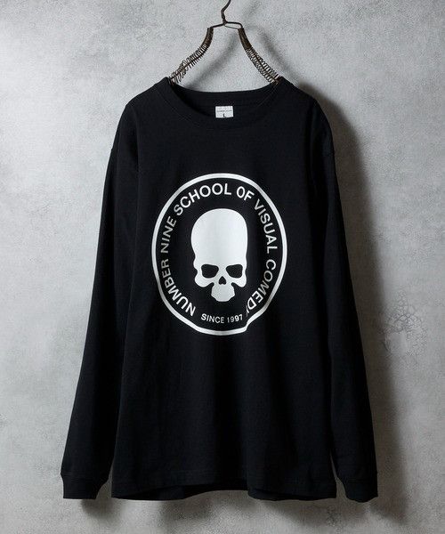 Number nine SCHOOL OF VISUAL COMEDY L/S T-SHIRT