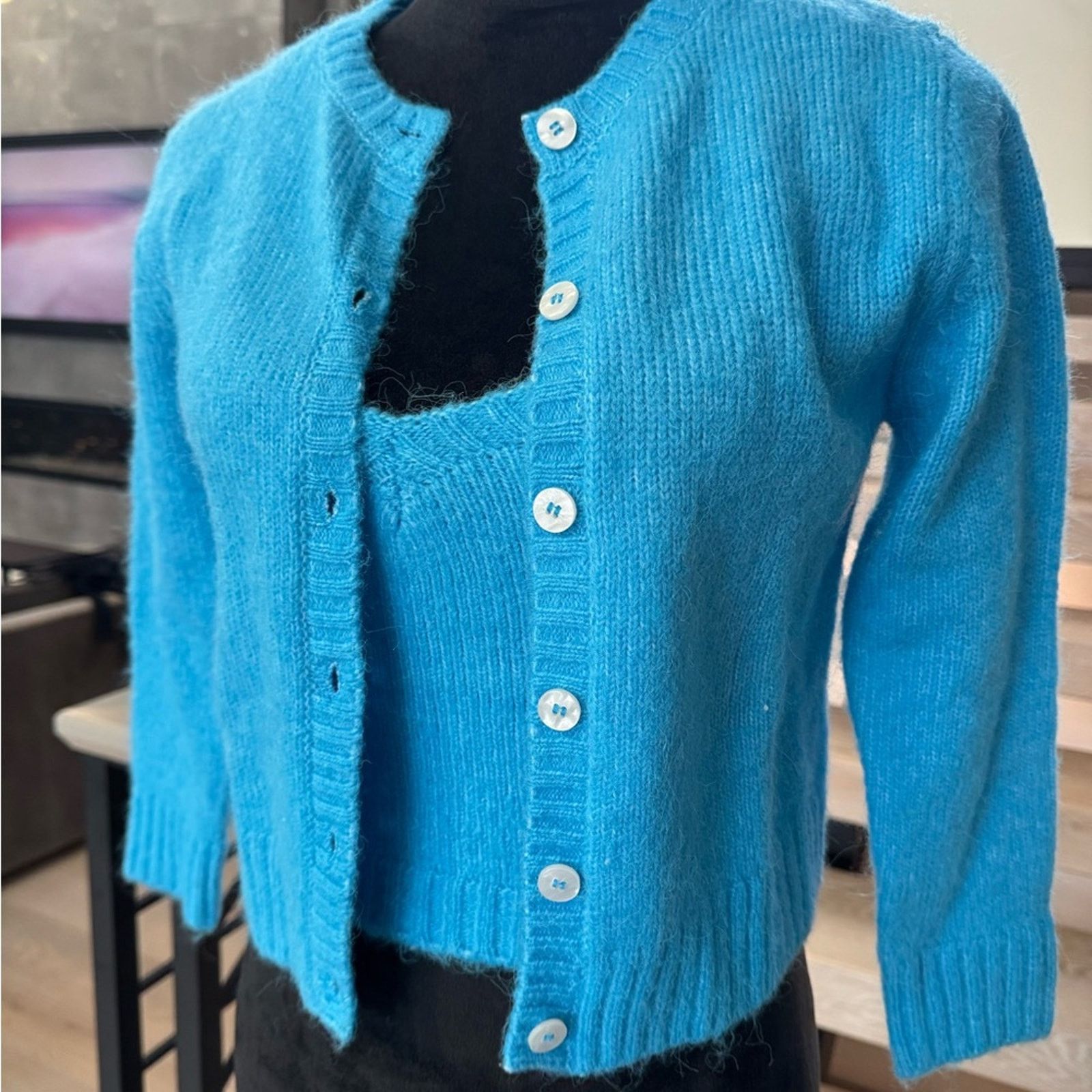 Other New Women's Blue Sweater Set size S Size S / US 4 / IT 40 - 4 Thumbnail
