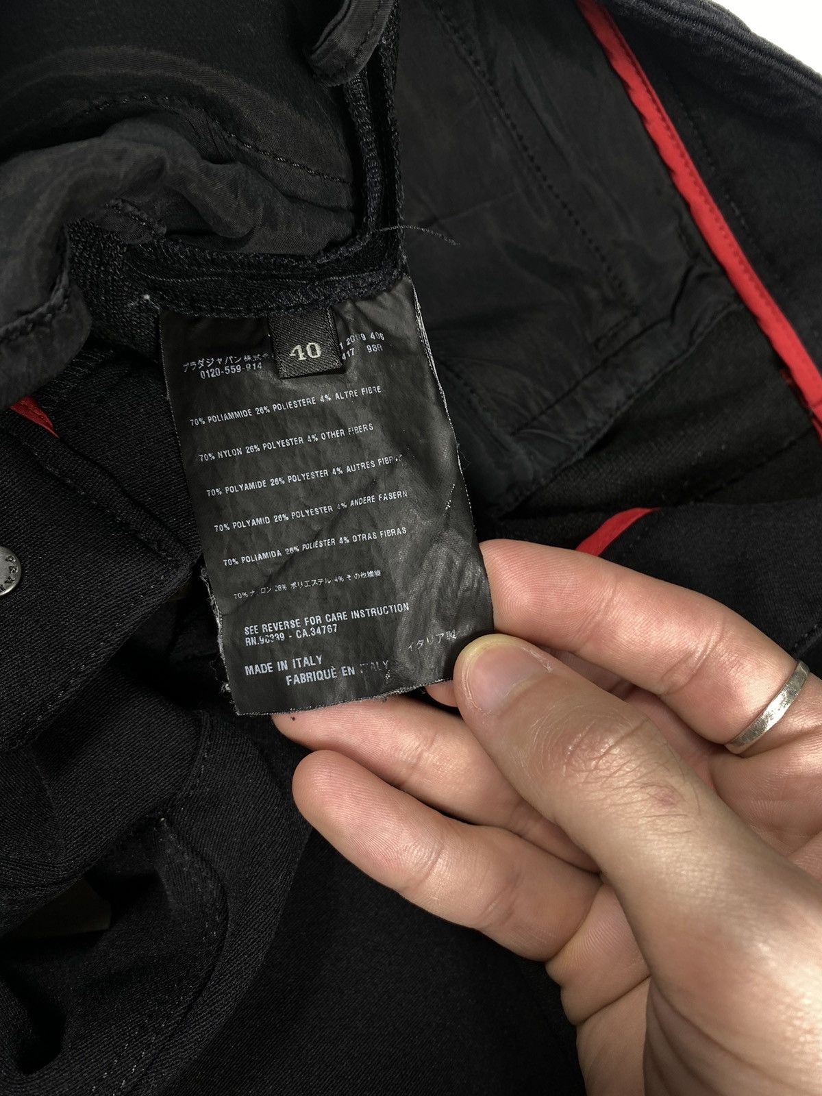 Prada × Vintage Prada Milano Pants Biker Size 27" / US 4 / IT 40 - 18 Thumbnail