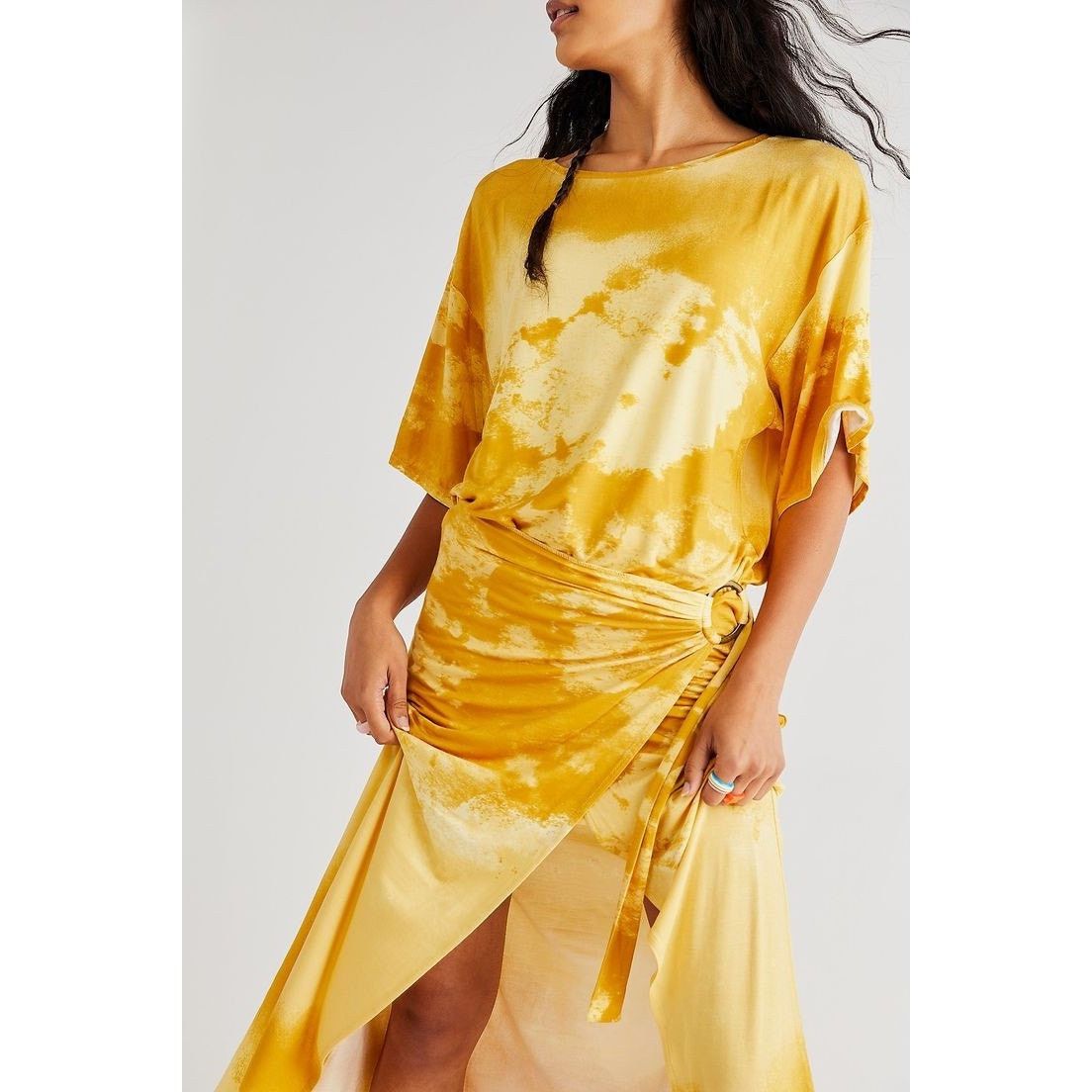 Free People New Free People Alyssa Wrap Boho Maxi Dress MEDIUM $128 Size M / US 6-8 / IT 42-44 - 1 Thumbnail