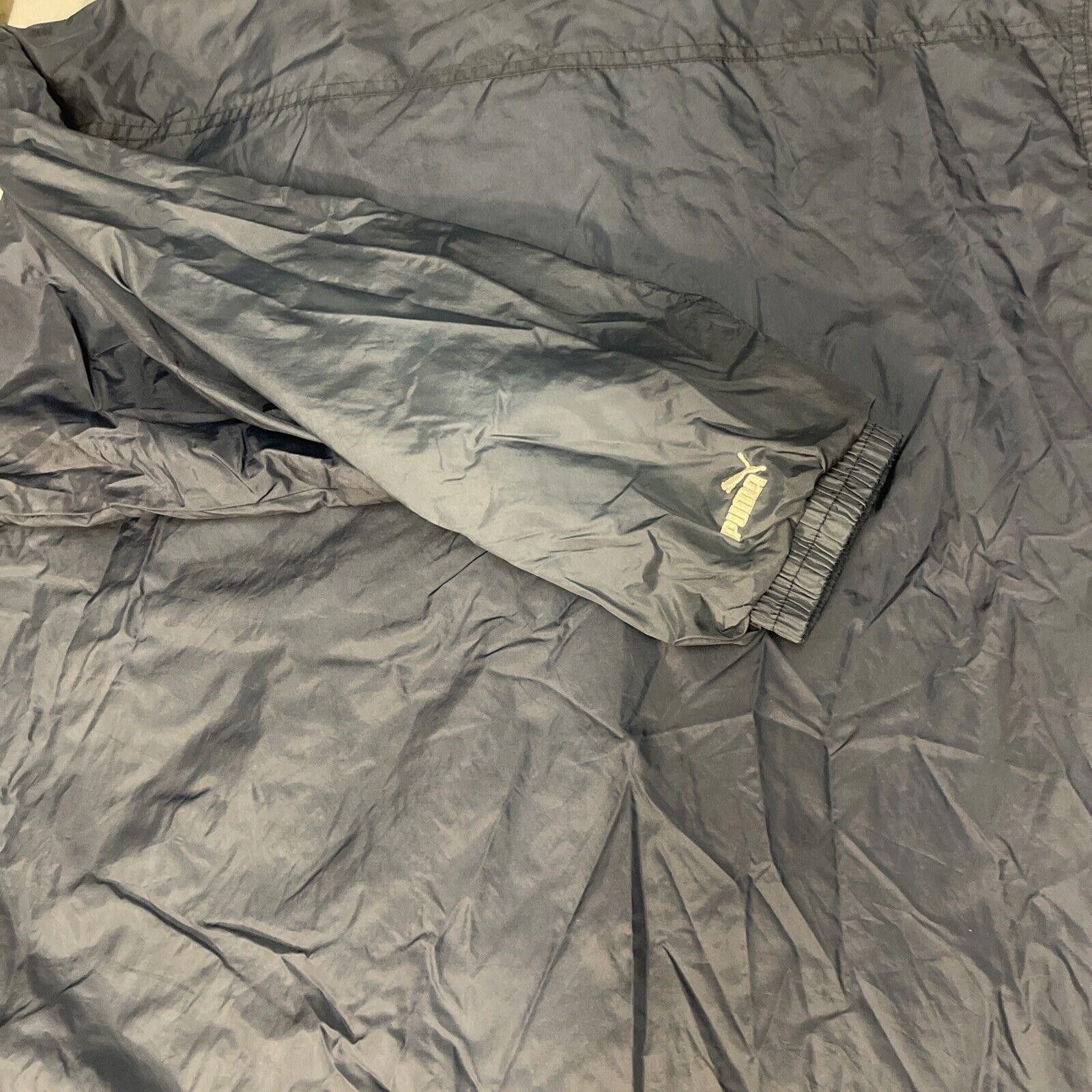 Designer TexansPuma Windbreaker Jacket Mens XL BLUE Full Zip Loose Size ONE SIZE - 4 Thumbnail