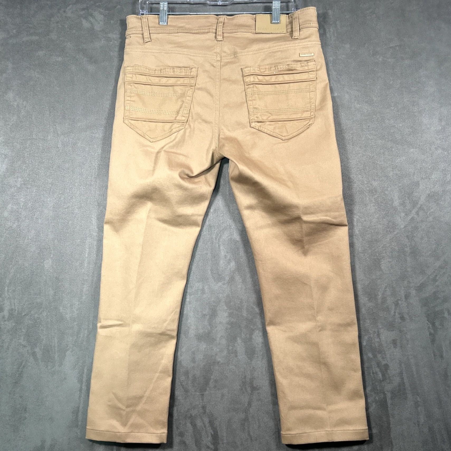 Vintage Stone Falcon Slim Fit Pants Mens 32x30 Beige Chino Stretch Comfort Casual 90s Mens Size US 32 / EU 48 - 7 Thumbnail
