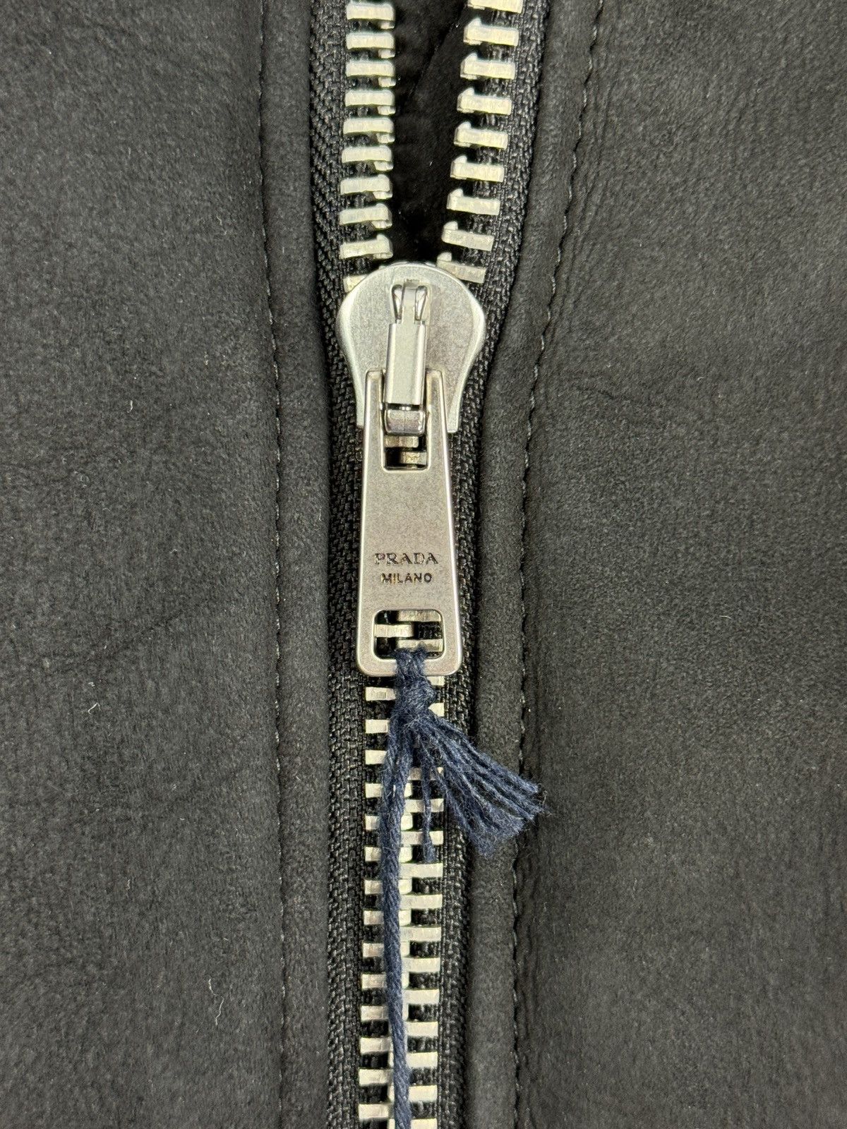 Prada SHERLING AND SUEDE 3D POCKET HOODED BOMBER JACKET Size US L / EU 52-54 / 3 - 7 Thumbnail