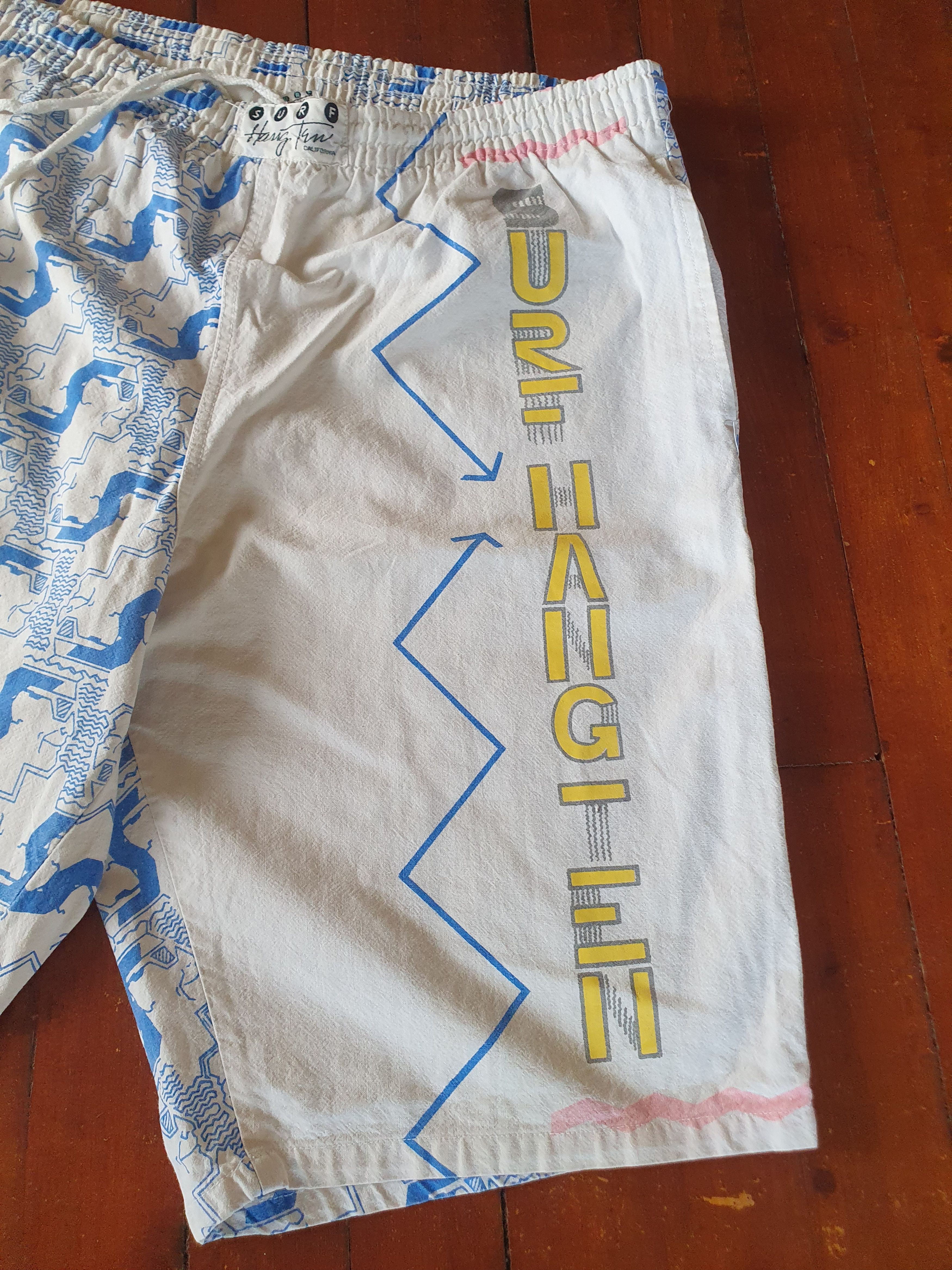 Vintage Surf Hang Ten Vtg Surf Swim Board shorts sz M/ W-39.5CM Size US 32 / EU 48 - 6 Thumbnail