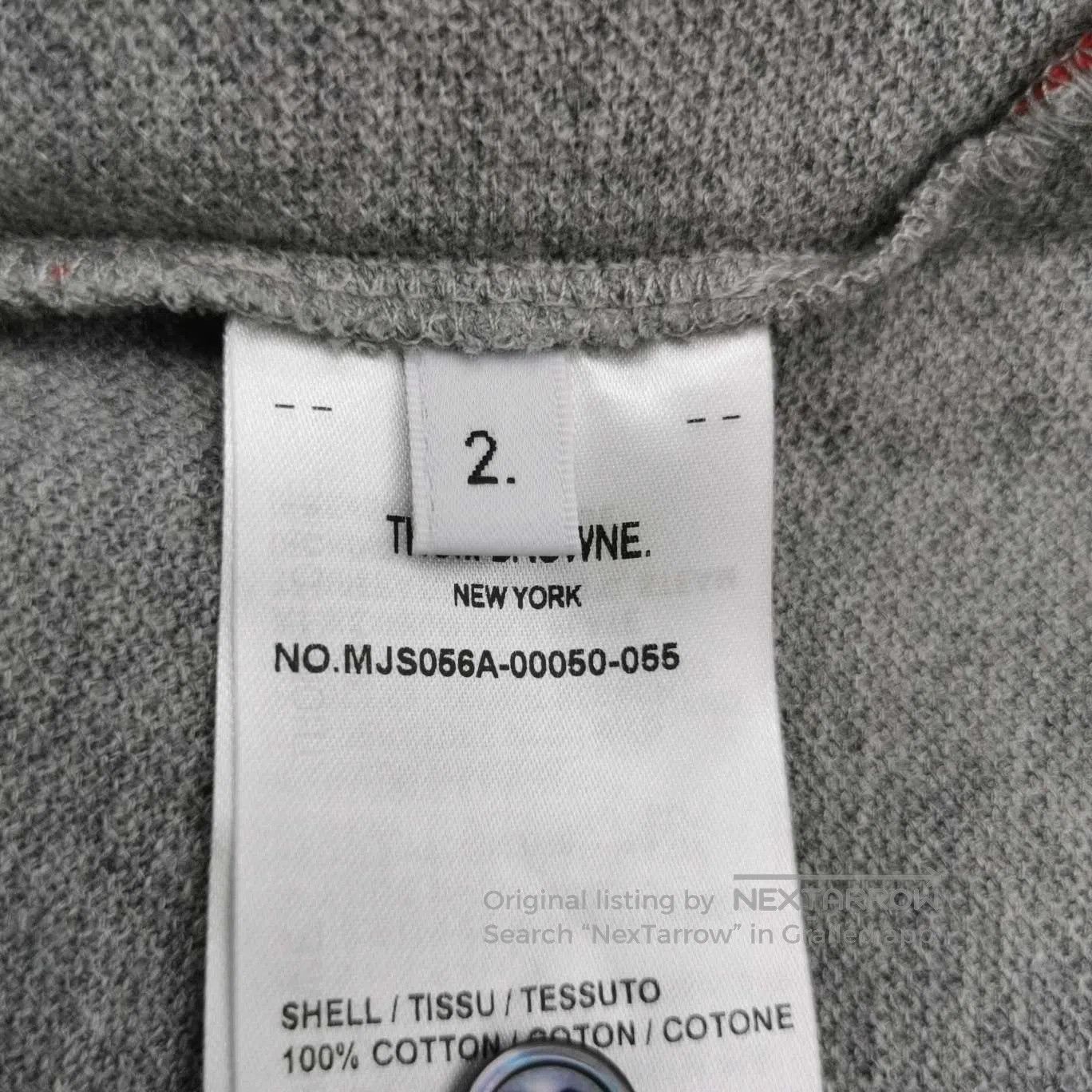 Thom Browne Thom Browne XL Cotton Solid Crew Neck T. Size US M / EU 48-50 / 2 - 7 Thumbnail