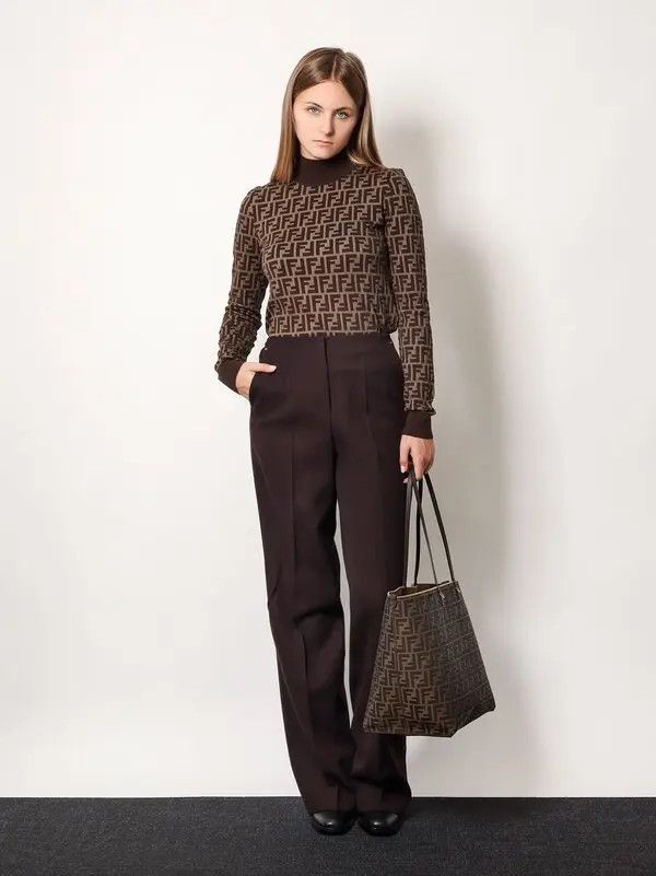Fendi o1s1wg111225 Trousers in Black Size 28" / US 6 / IT 42 - 3 Thumbnail