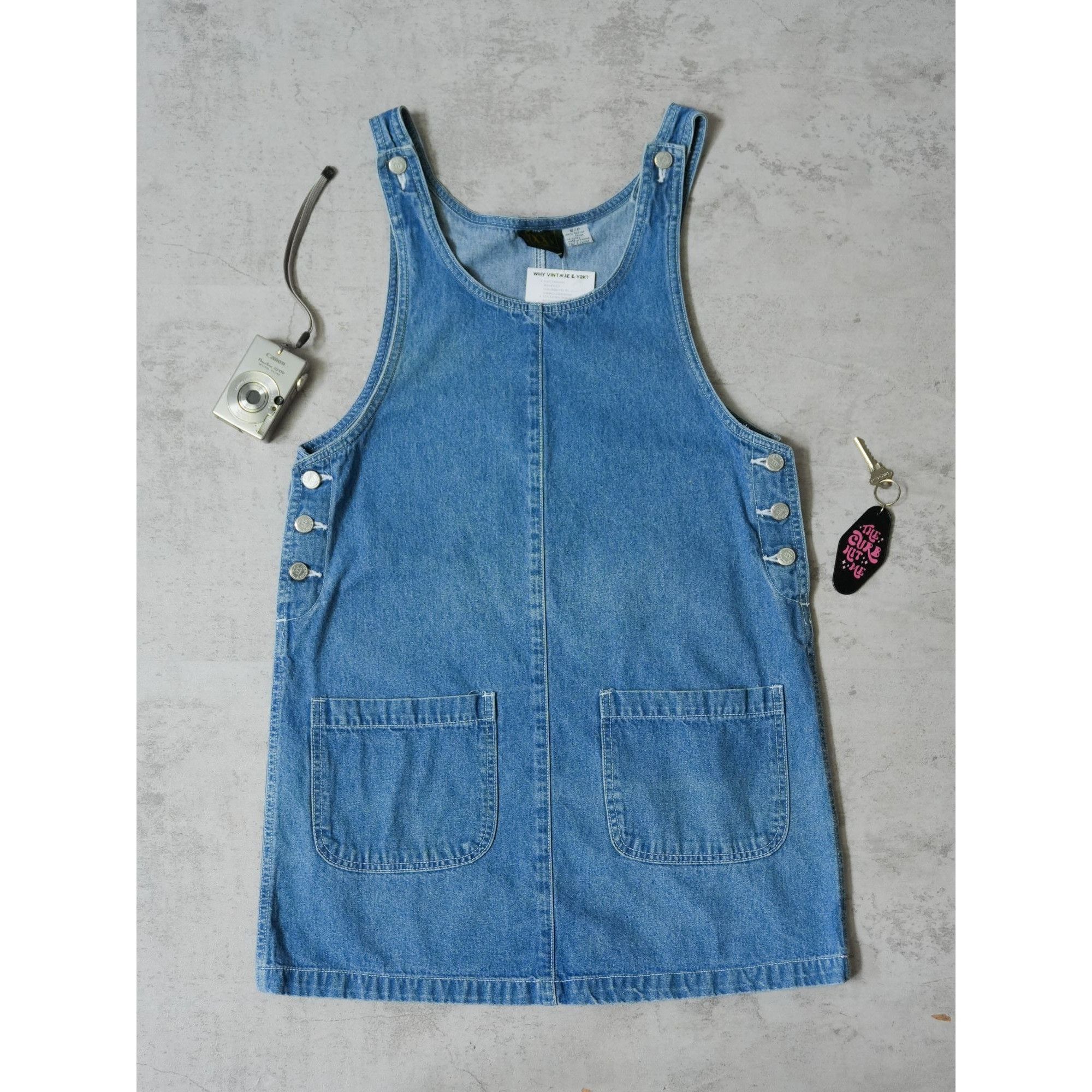 Other Vintage Concept XXV Denim Short Dress Size S / US 4 / IT 40 - 1 Thumbnail