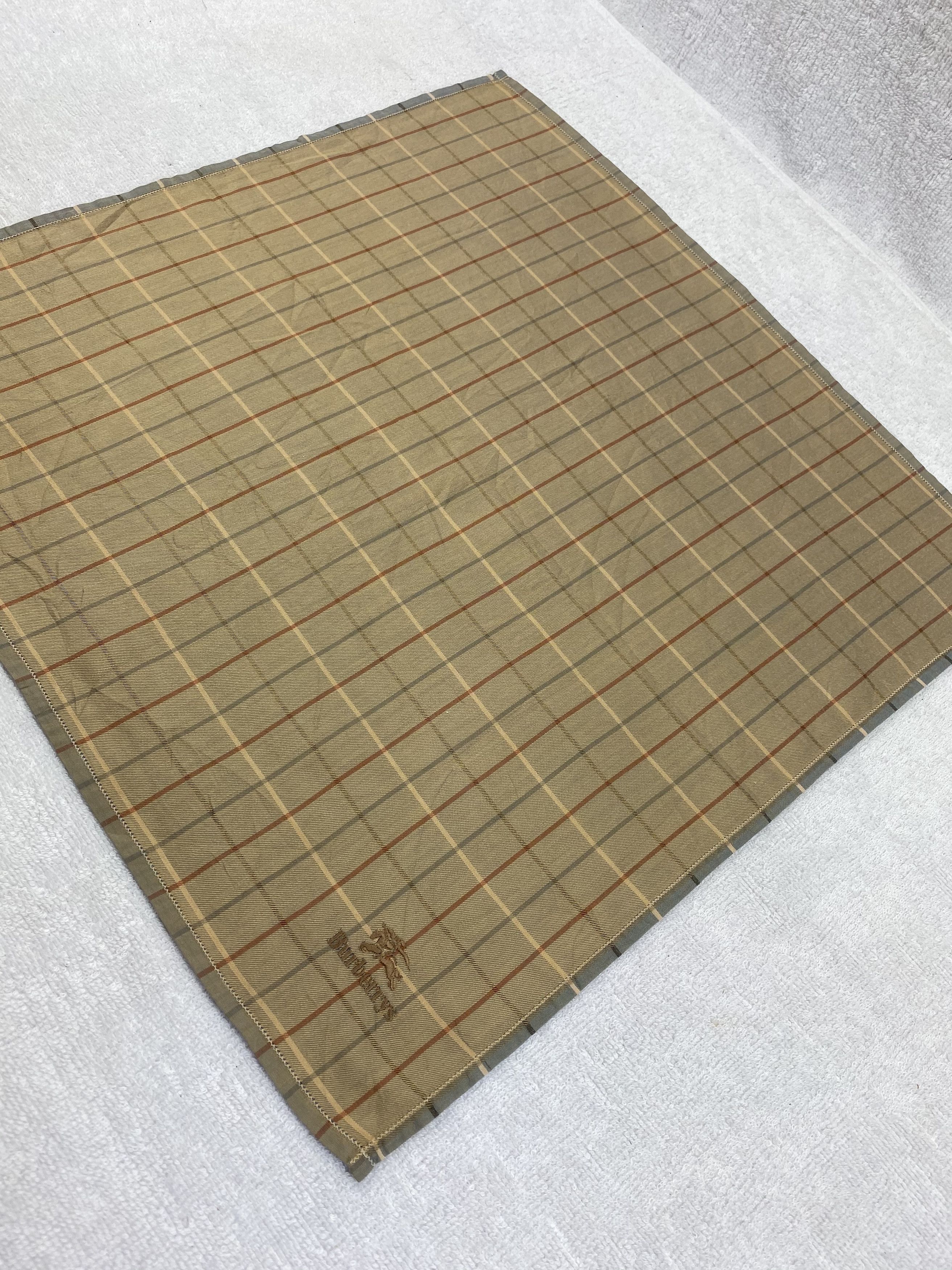 Burberry Vintage Burberrys Handkerchief / Bandana / Neckerchief Size ONE SIZE - 4 Thumbnail