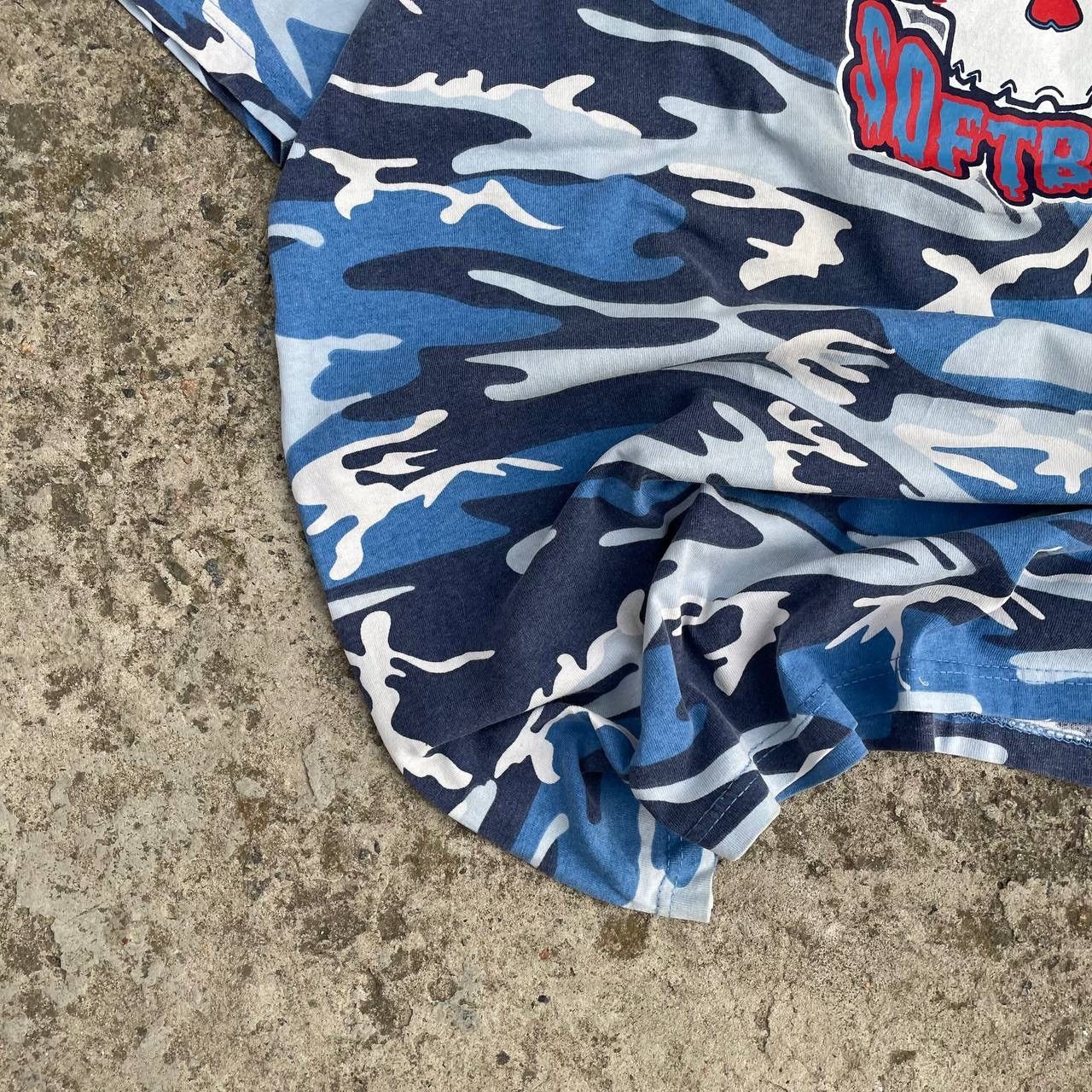 CCP (Crazy Character Print) Vintage Japanese Style Adult D-Boys Softball T-shirts Camo Size US XXL / EU 58 / 5 - 4 Thumbnail