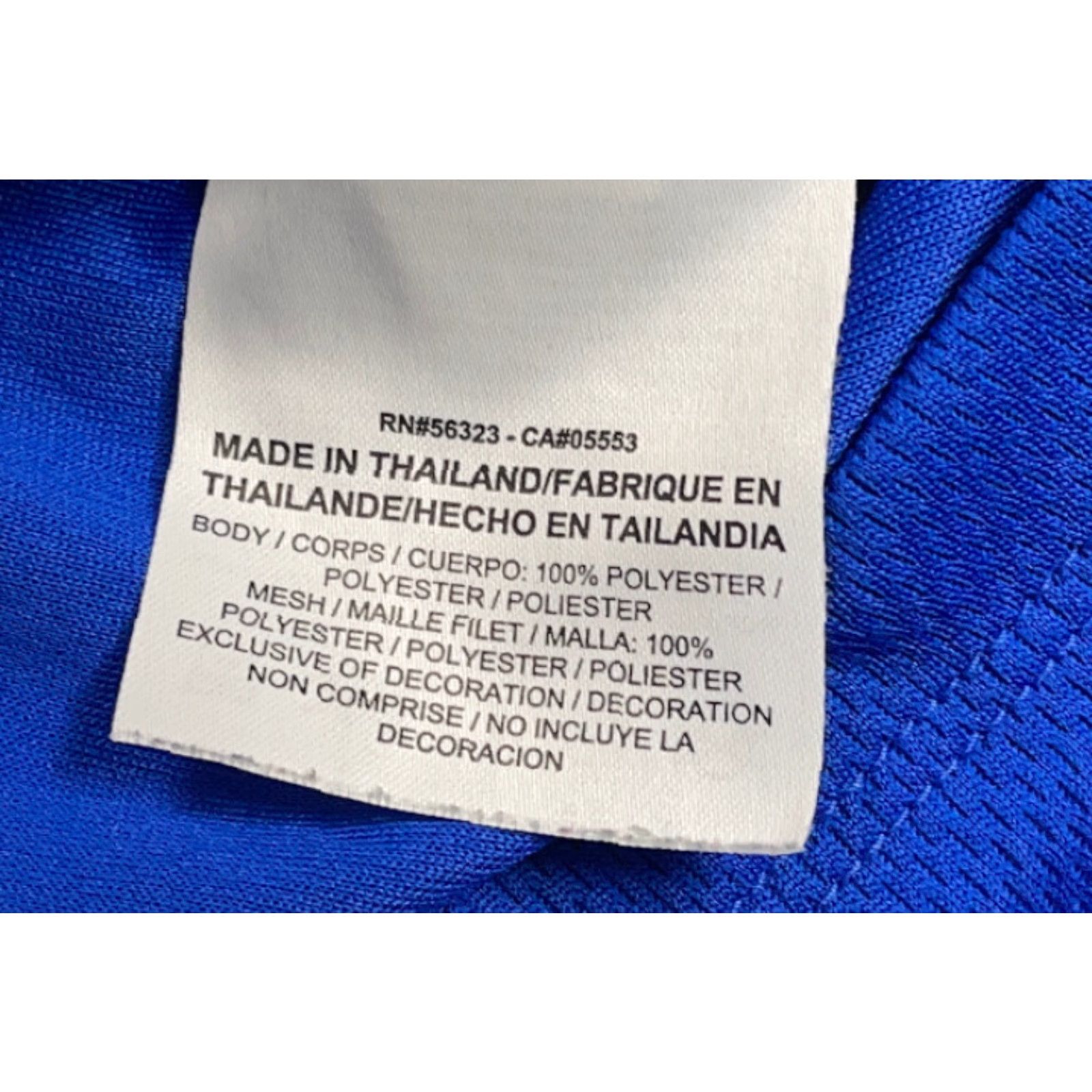 Nike Nike Dri-Fit Team Soccer Jersey Stripes Blue Nationals Women's M Size M / US 6-8 / IT 42-44 - 7 Thumbnail