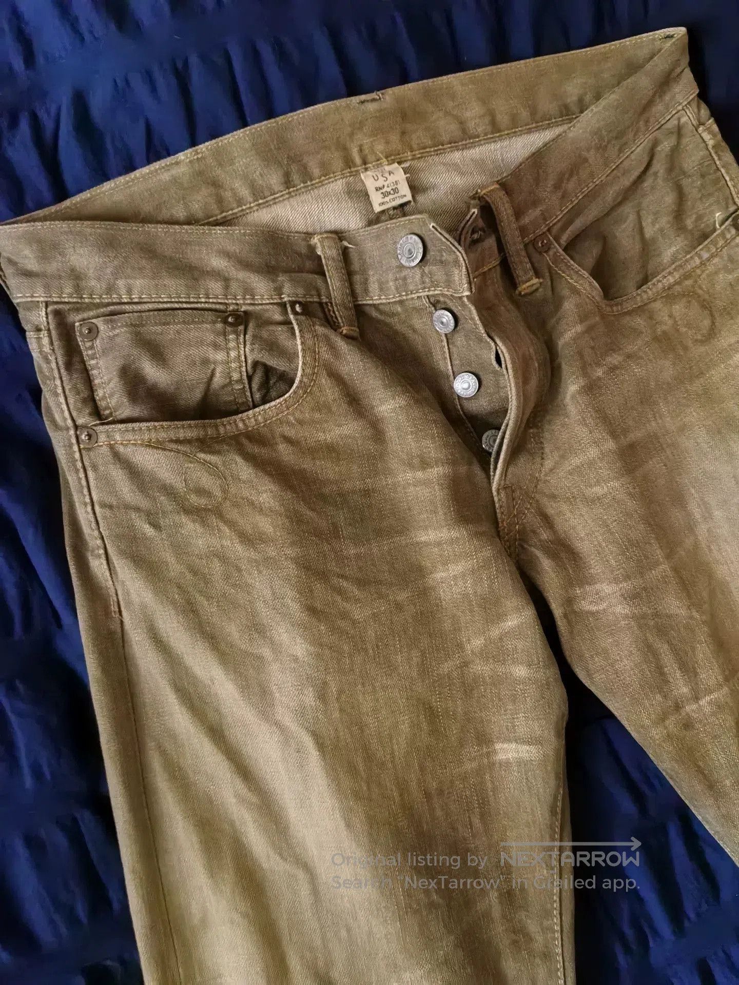RRL Ralph Lauren RRL Vintage Slim Bootcut Jeans. Size US 30 / EU 46 - 4 Thumbnail