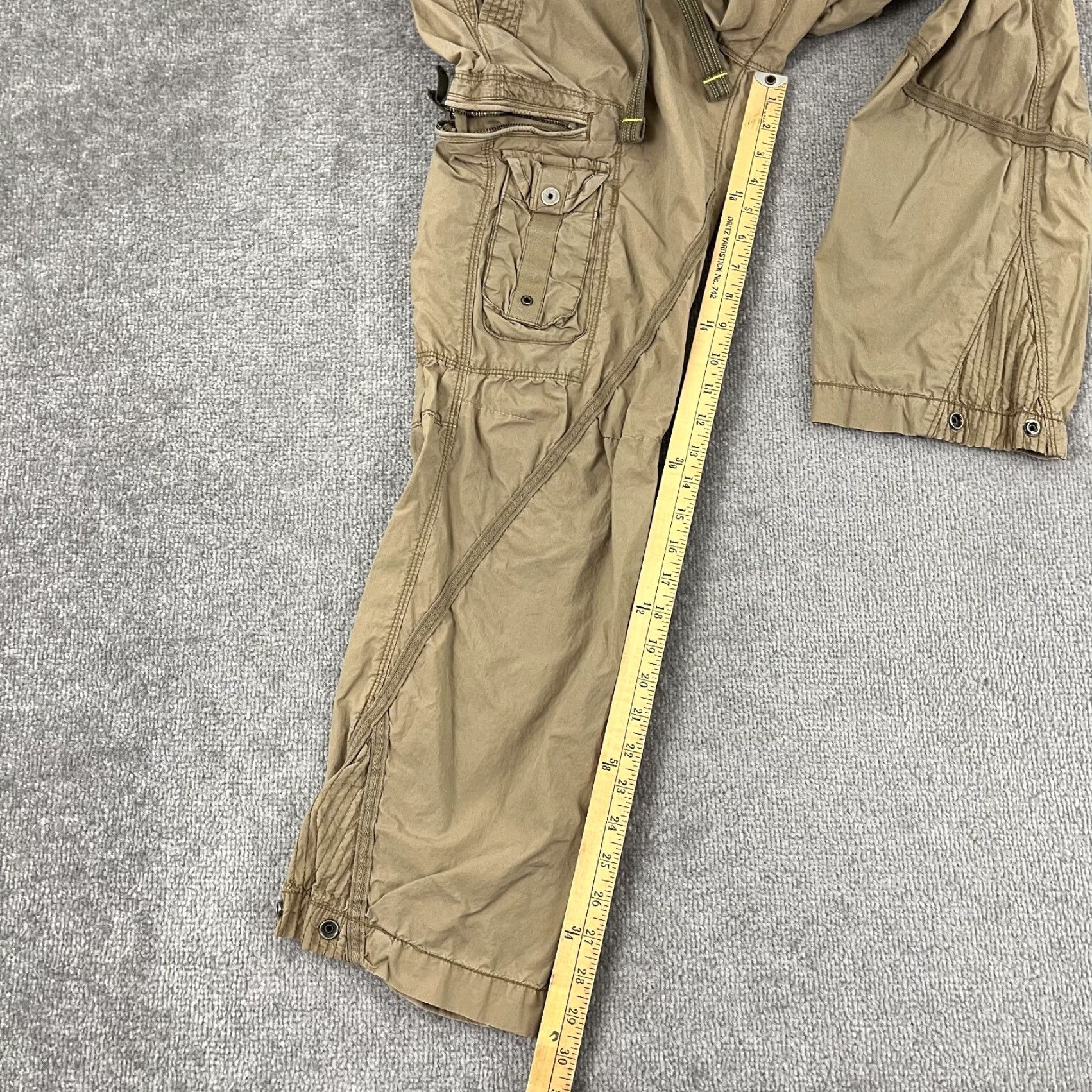 Gap Gap Cargo Pants Women's 28-30 Adjustable Utility Tactical Brown Retro Classic Size 28" / US 6 / IT 42 - 5 Thumbnail