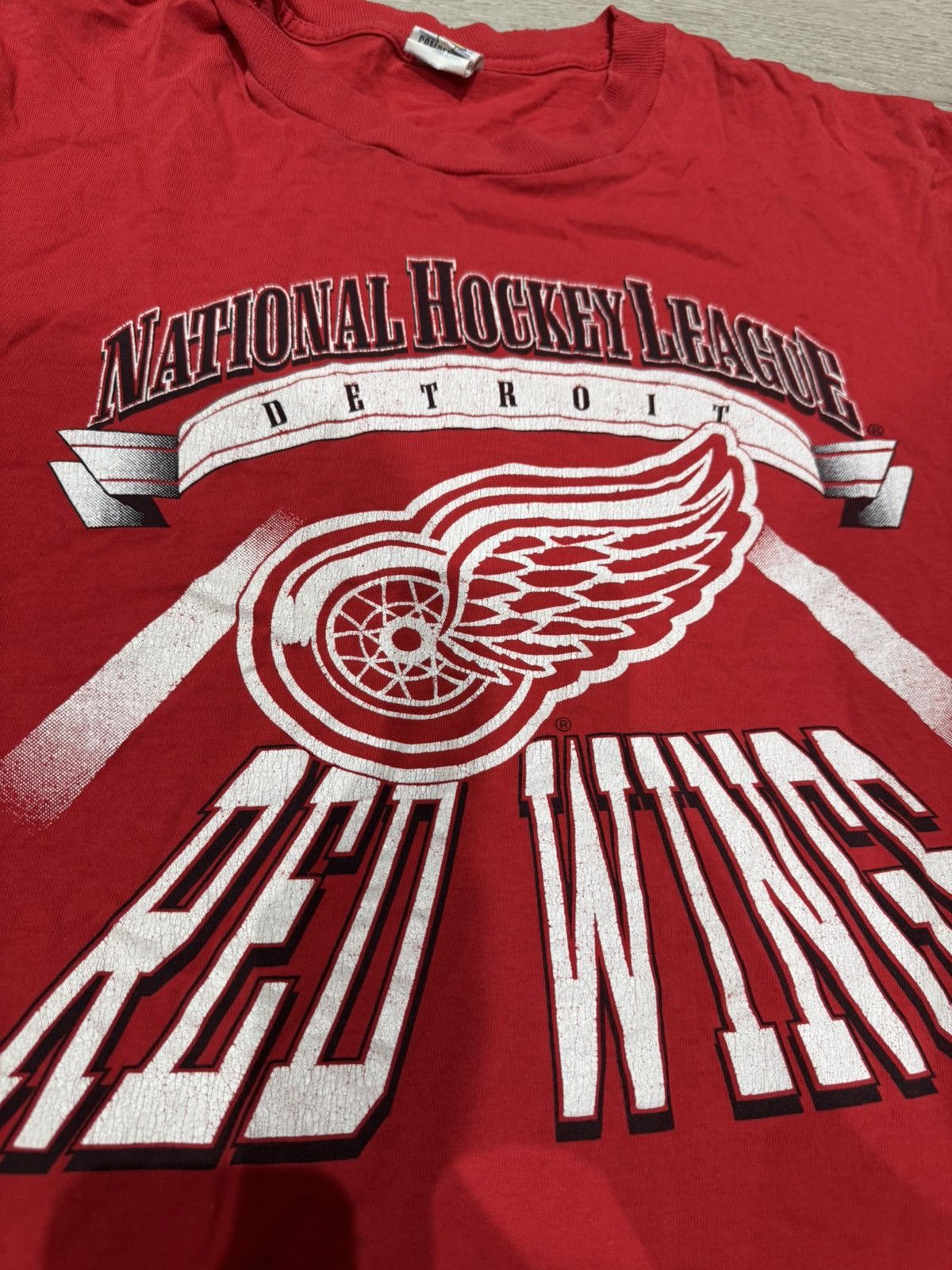 NHL × Vintage Vintage Baggy Red Wings NHL Tee Size US L / EU 52-54 / 3 - 2 Thumbnail