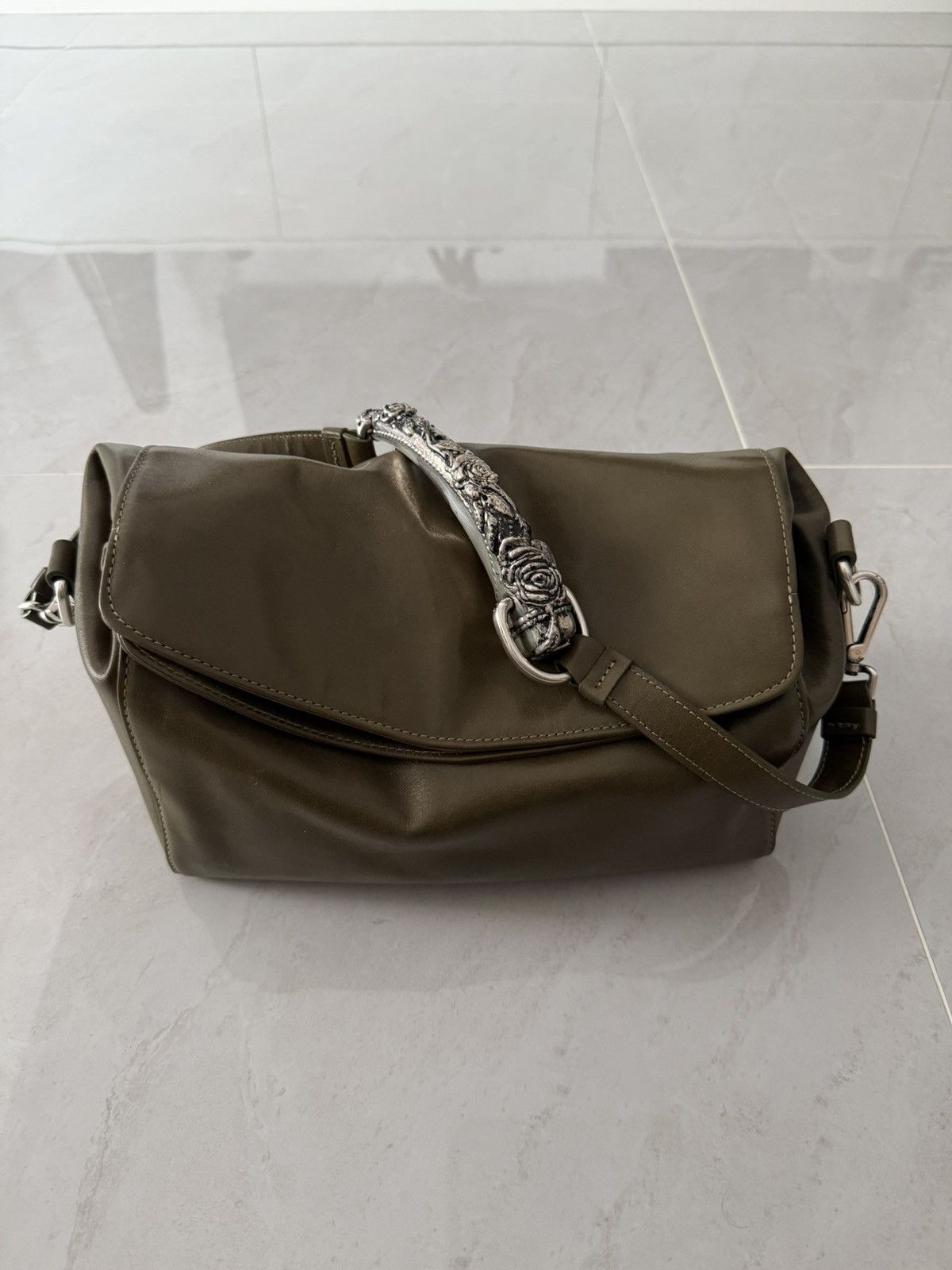 Enfants Riches Deprimes Enfants Riches Deprimes Runway Rose Heavy Silver Handle Bag Size ONE SIZE - 1 Thumbnail