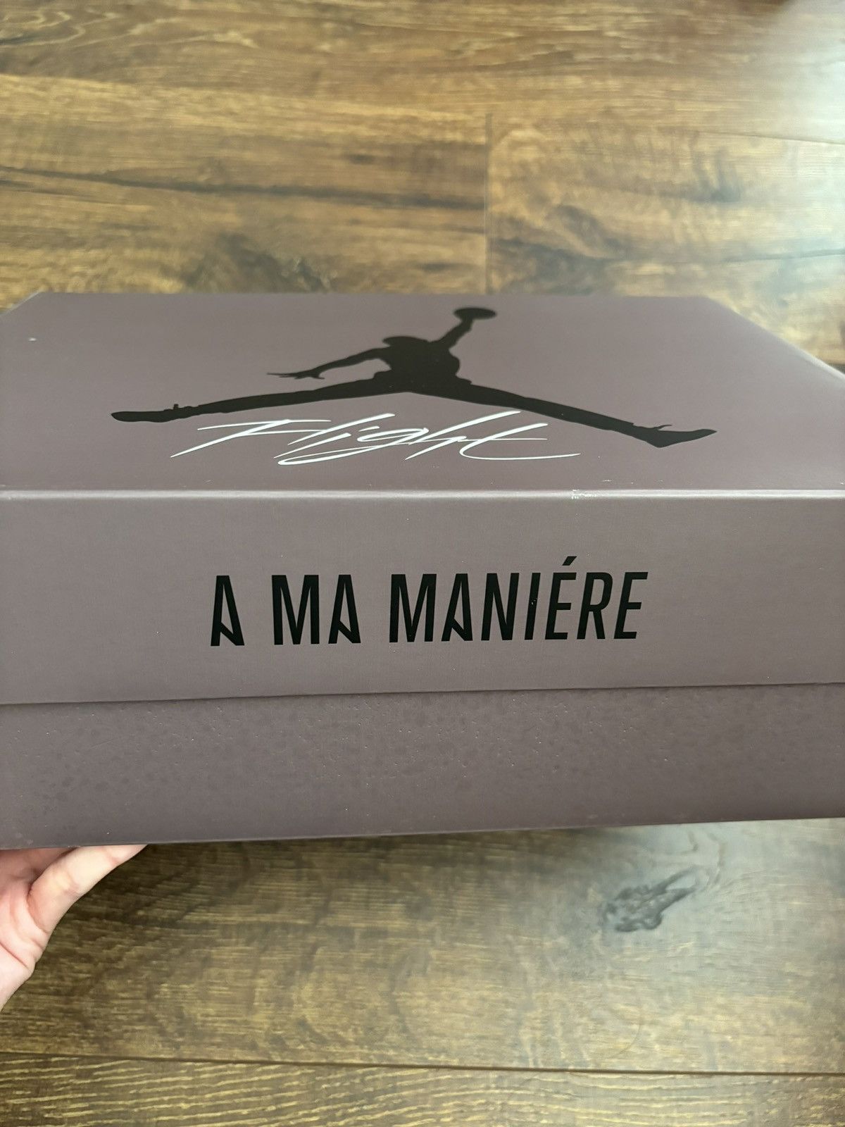 A Ma Maniere × Jordan Brand 2022 A Ma Maniére x Air Jordan 4 Retro Violet Ore M4.5/W6 Size US 6 / IT 36 - 4 Thumbnail
