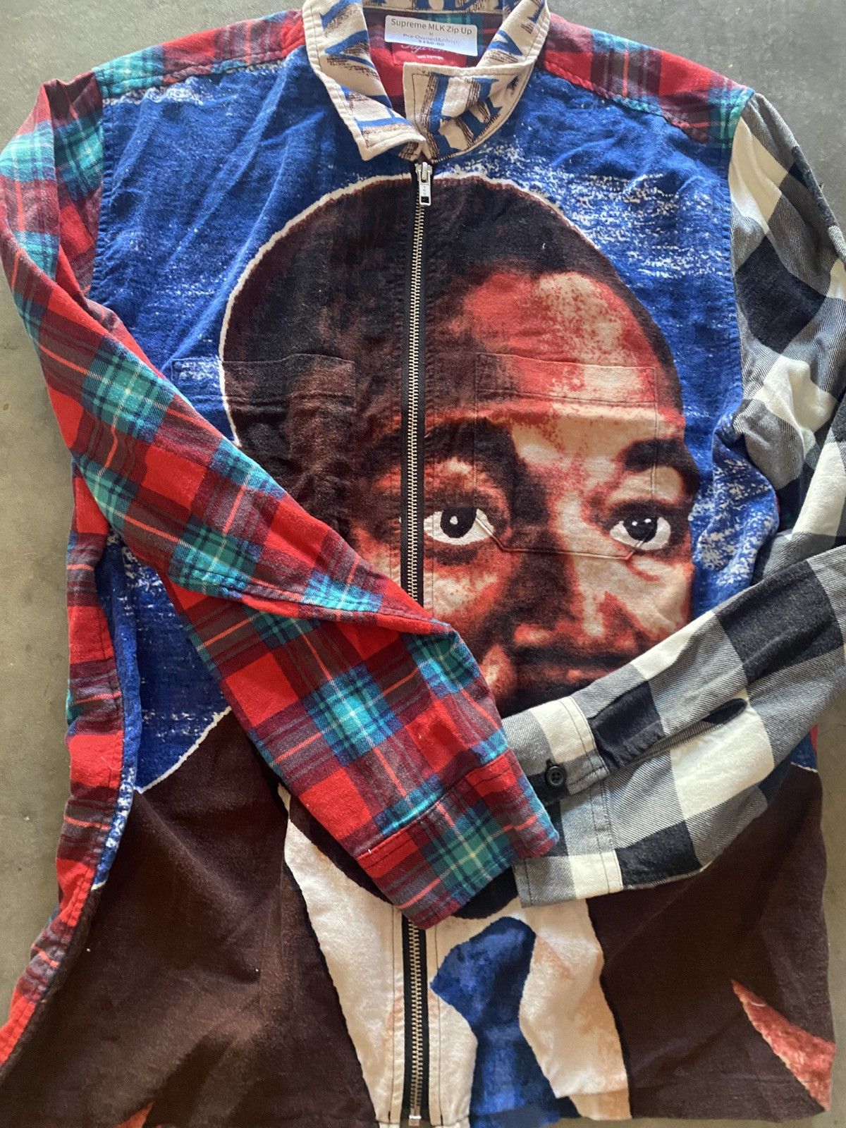 Supreme Supreme MLK Zip Up Flannel Shirt Multicolor Size US M / EU 48-50 / 2 - 2 Thumbnail