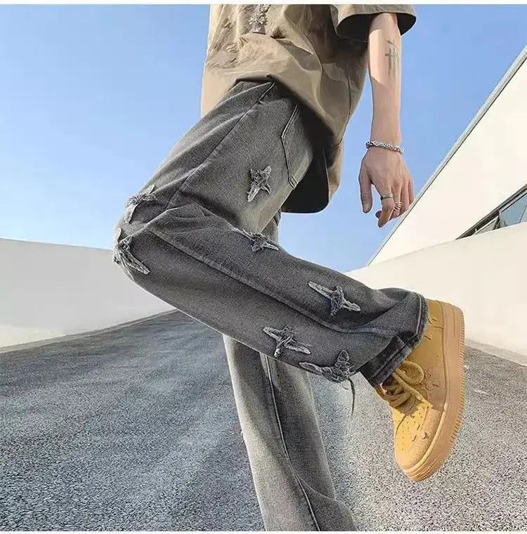 Japanese Brand Retro casual straight leg jeans Size US 32 / EU 48 - 4 Thumbnail