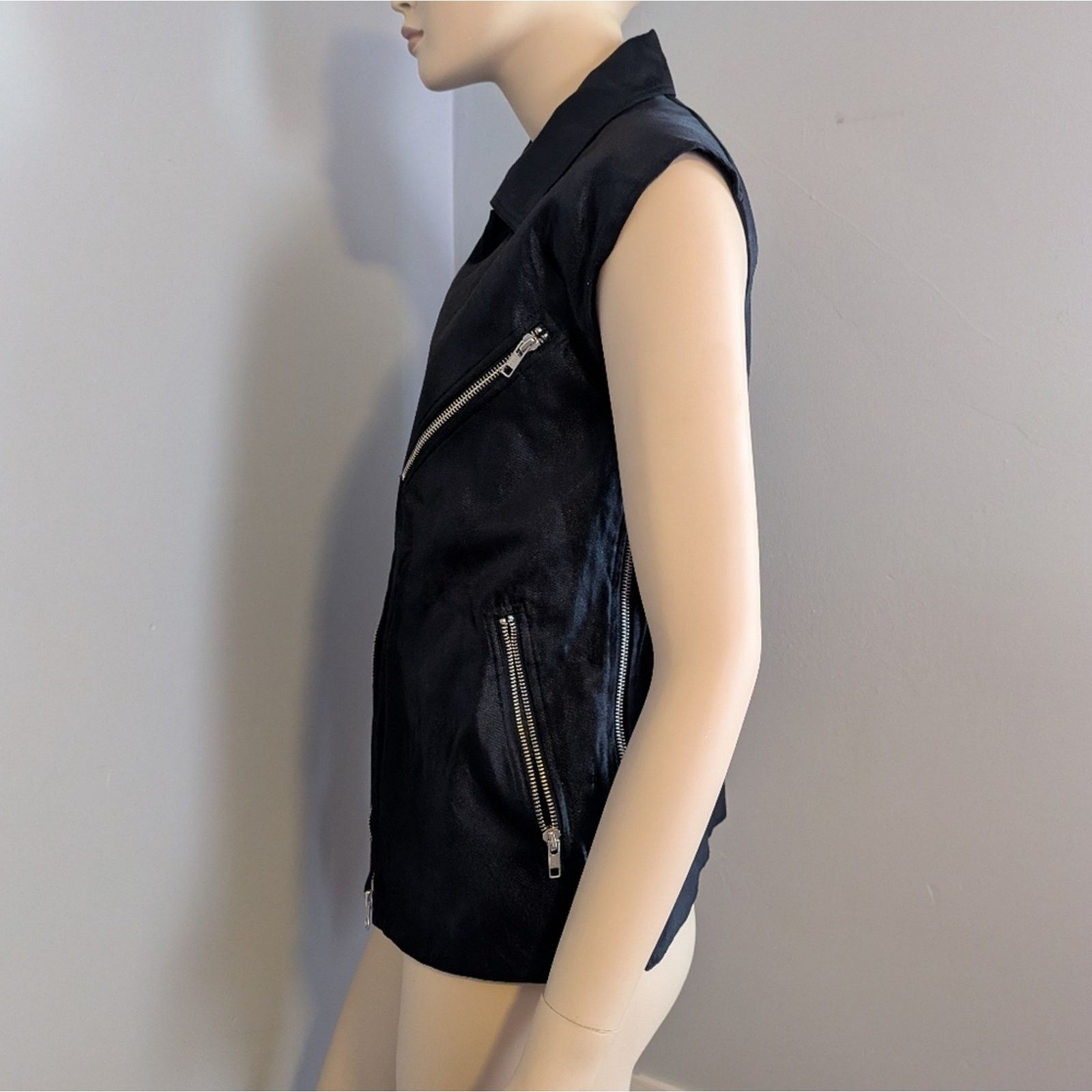 Ann Demeulemeester Vintage Ann Demeulemeester Vest Snaps + Zip Sides 38 EU 6 US Size S / US 4 / IT 40 - 9 Thumbnail