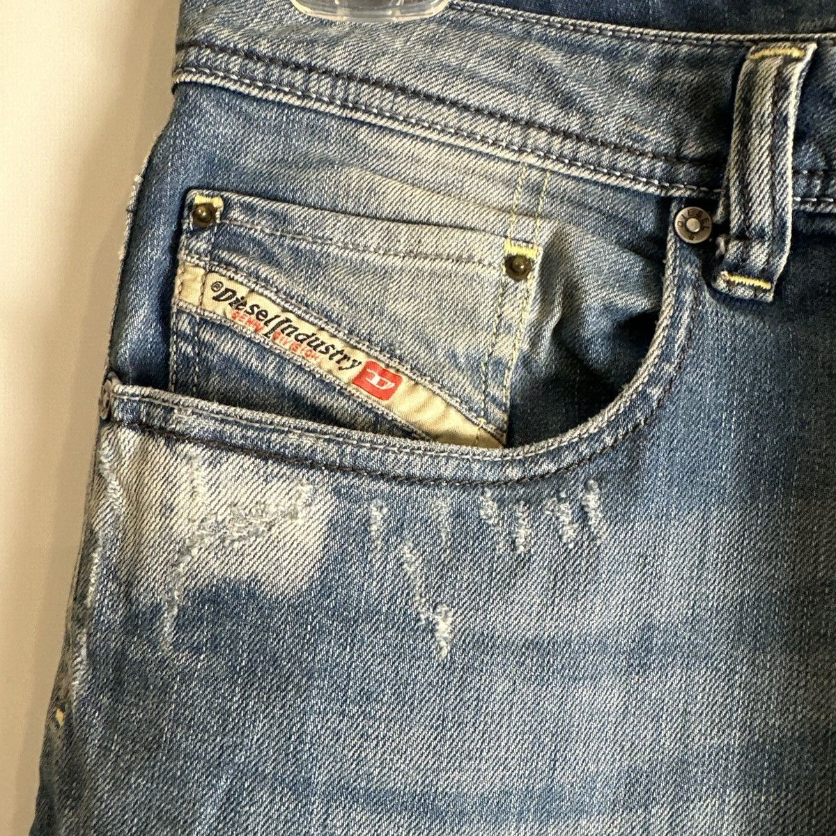 Diesel Jeans Mens 34x32 Blue Larkee denim