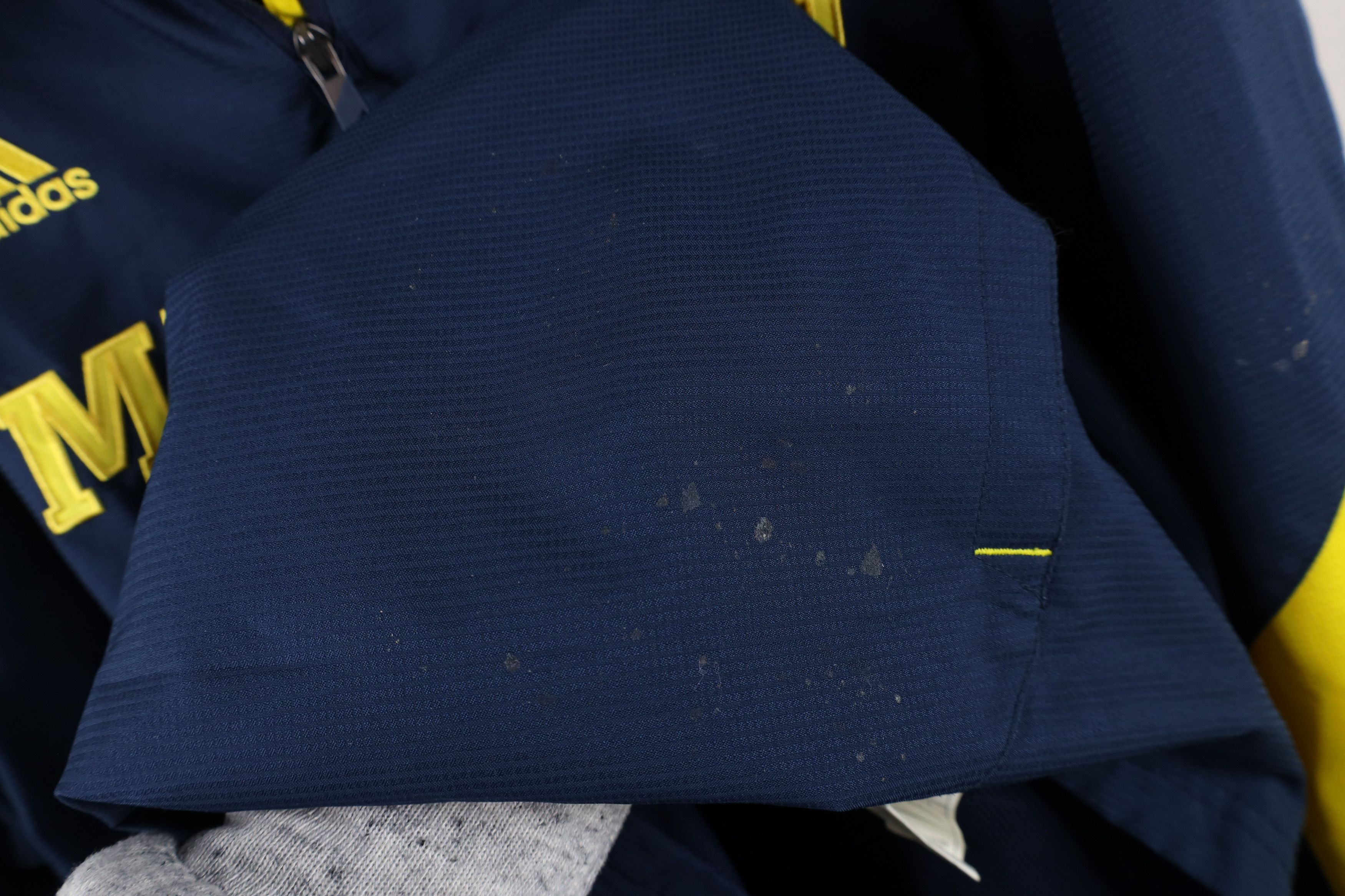 Adidas × Vintage Adidas University of Michigan Football Pullover Jacket Blue Size US XXL / EU 58 / 5 - 7 Thumbnail