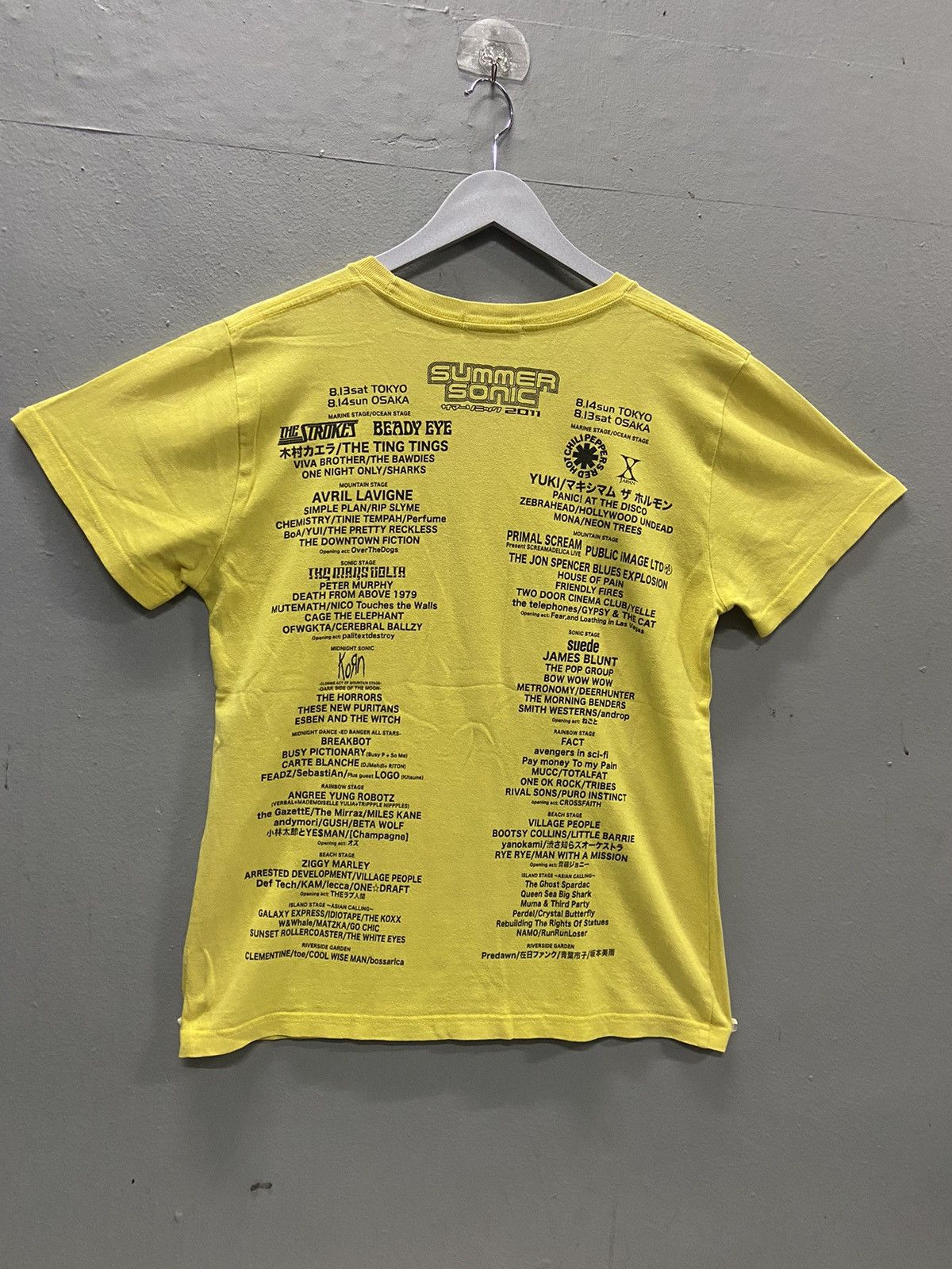 Band Tees SUMMER SONIC TOKYO OSAKA 2011 TOUR TEE SHIRT Size US M / EU 48-50 / 2 - 2 Thumbnail