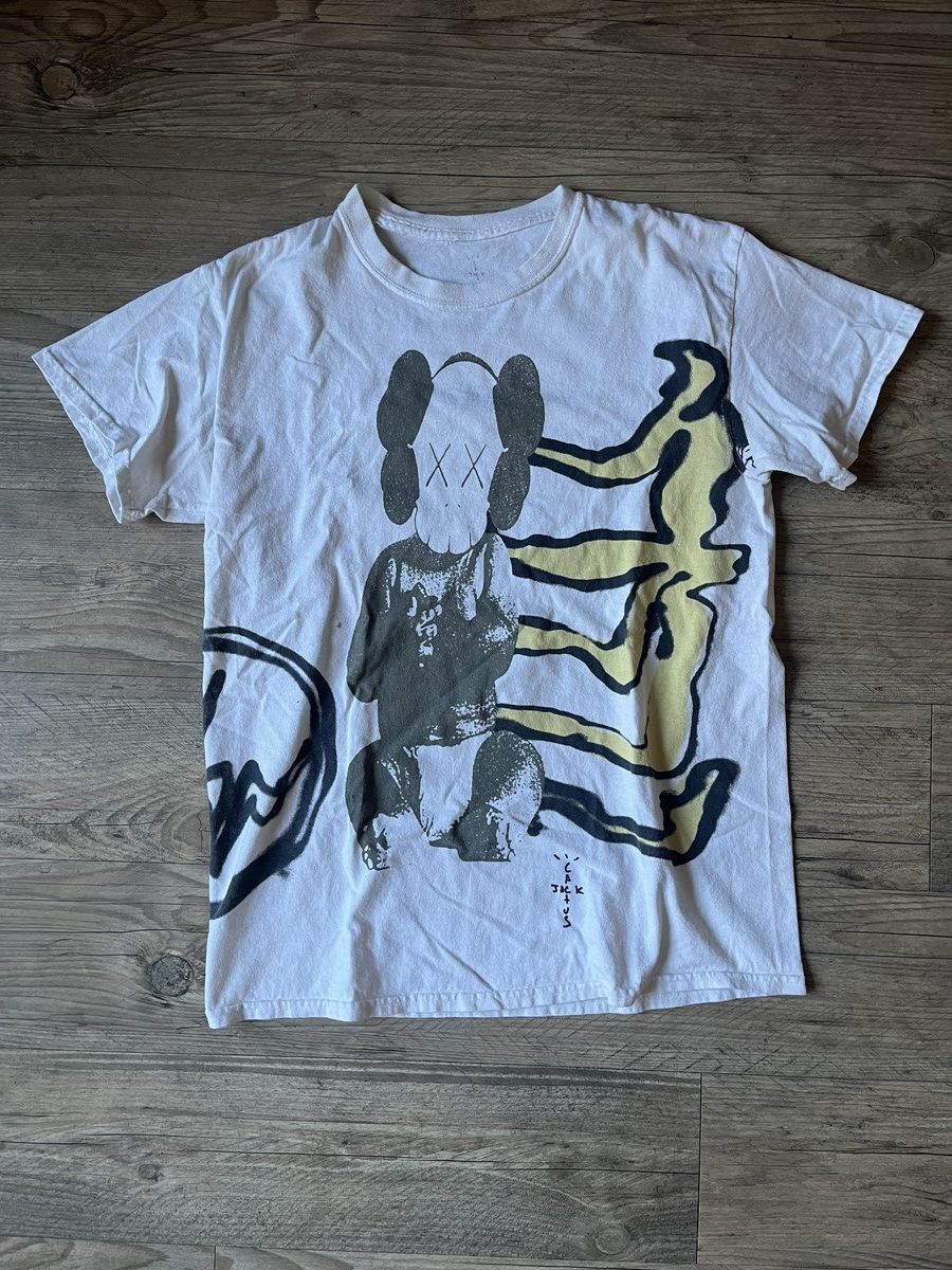 Travis Scott Travis Scott Cactus Jack Fragment Kaws Tee Size US S / EU 44-46 / 1 - 1 Thumbnail