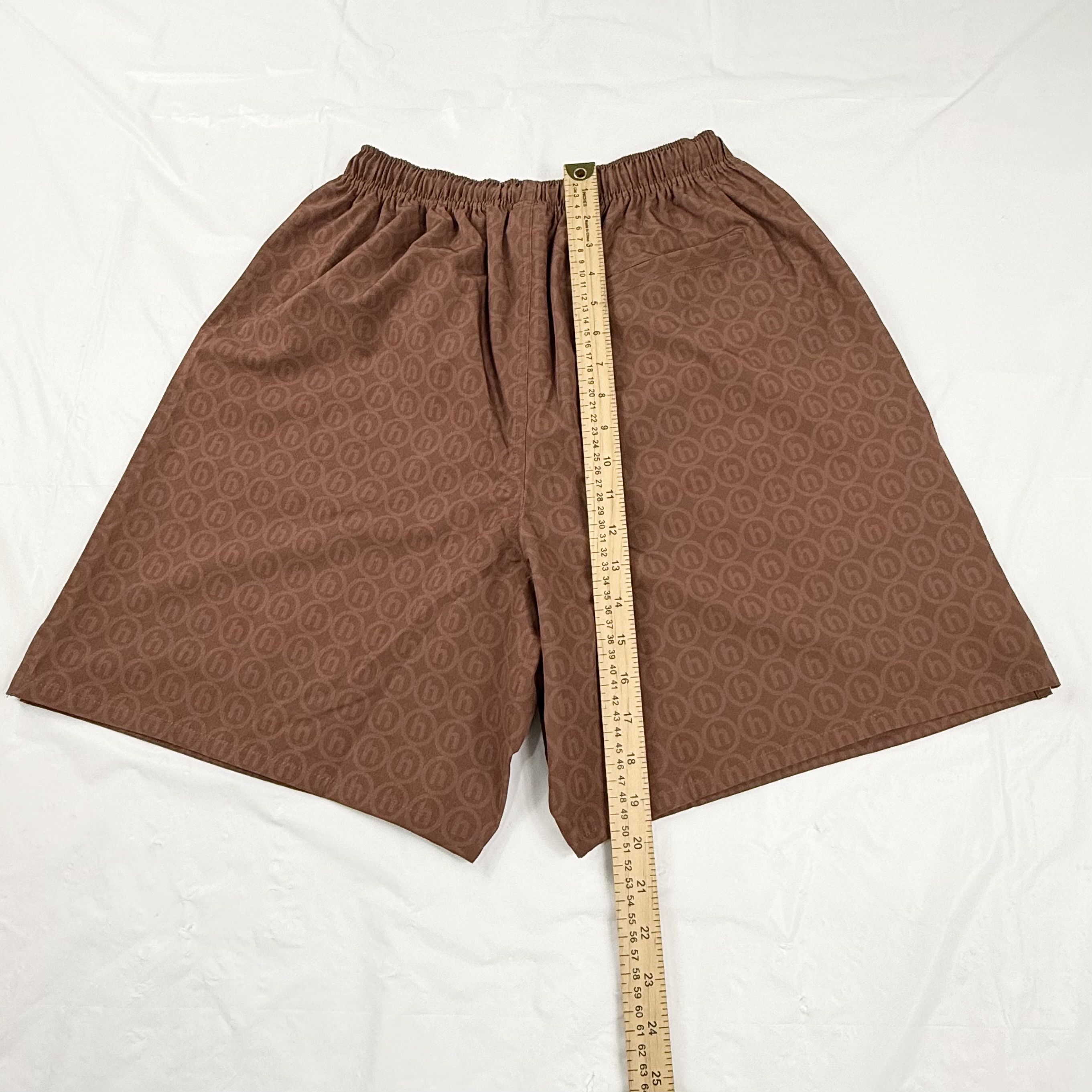 HIDDEN Hidden NY Monogram Mesh Shorts Brown Logo Streetwear Mens Size US 28 / EU 44 - 5 Thumbnail