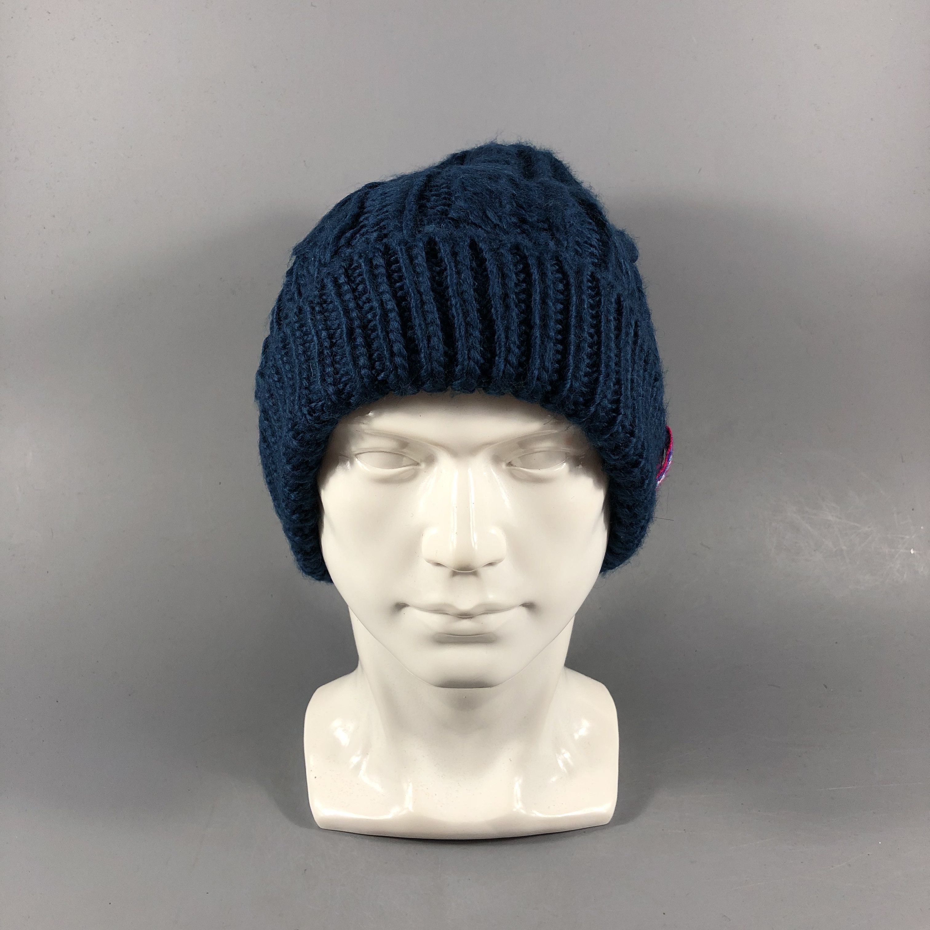 image of Vintage x Winter Session Titicaca Cable Knit Beanie Snowcap Snow Hat B1042, Men's