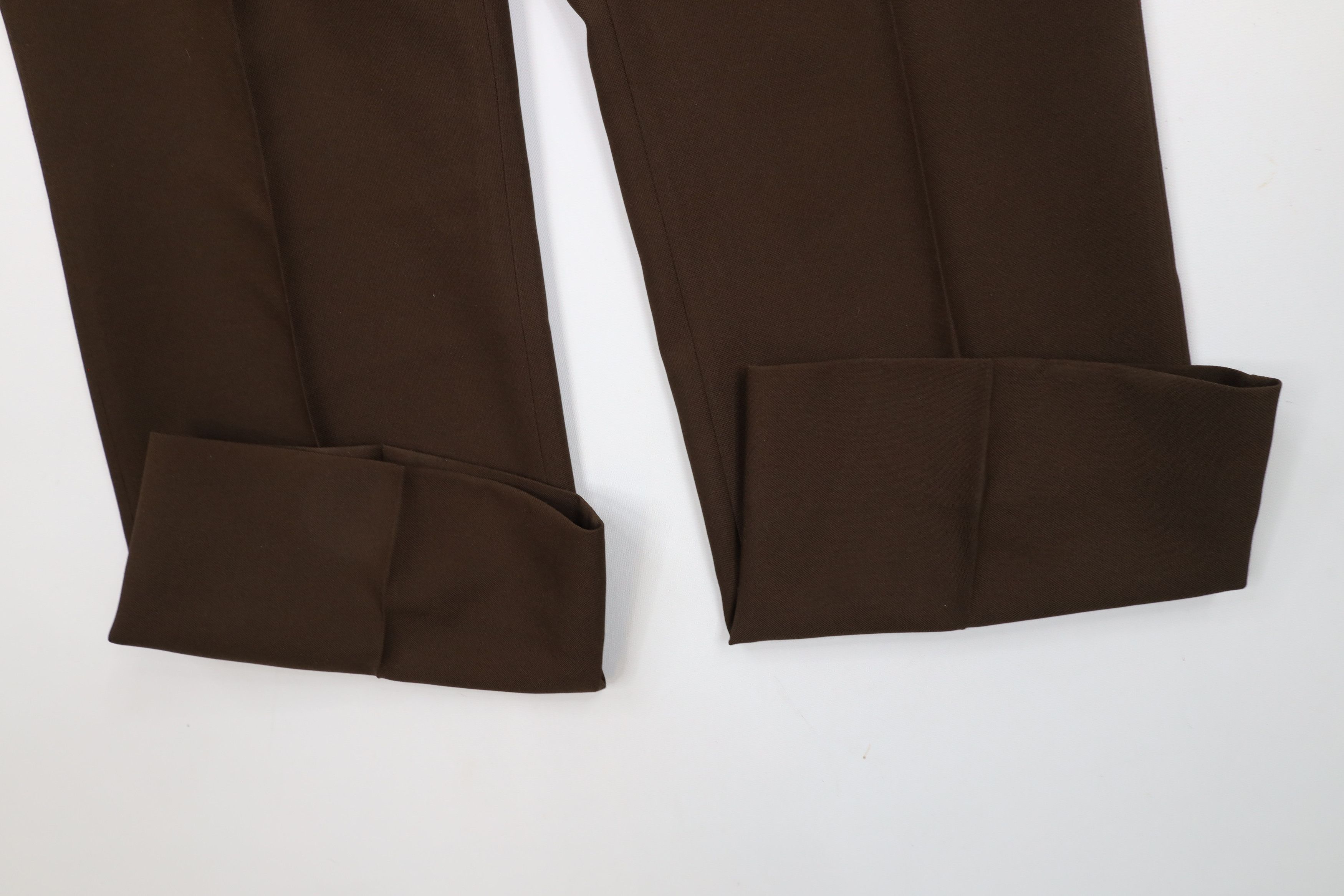 Vintage Vintage 70s Streetwear Bell Bottoms Chino Pants Brown USA Size US 34 / EU 50 - 5 Thumbnail