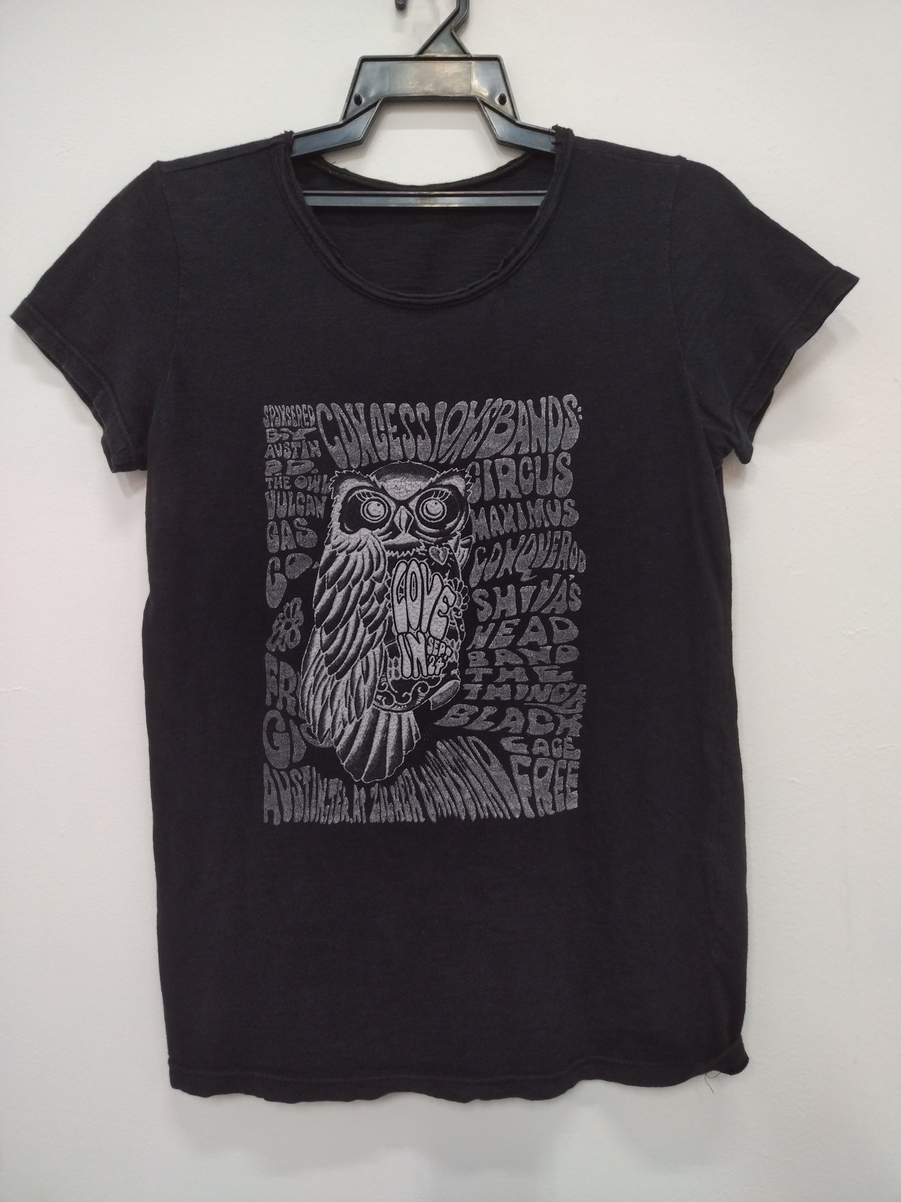 Band Tees Nice owl print image BAND t shirt Size M / US 6-8 / IT 42-44 - 1 Thumbnail
