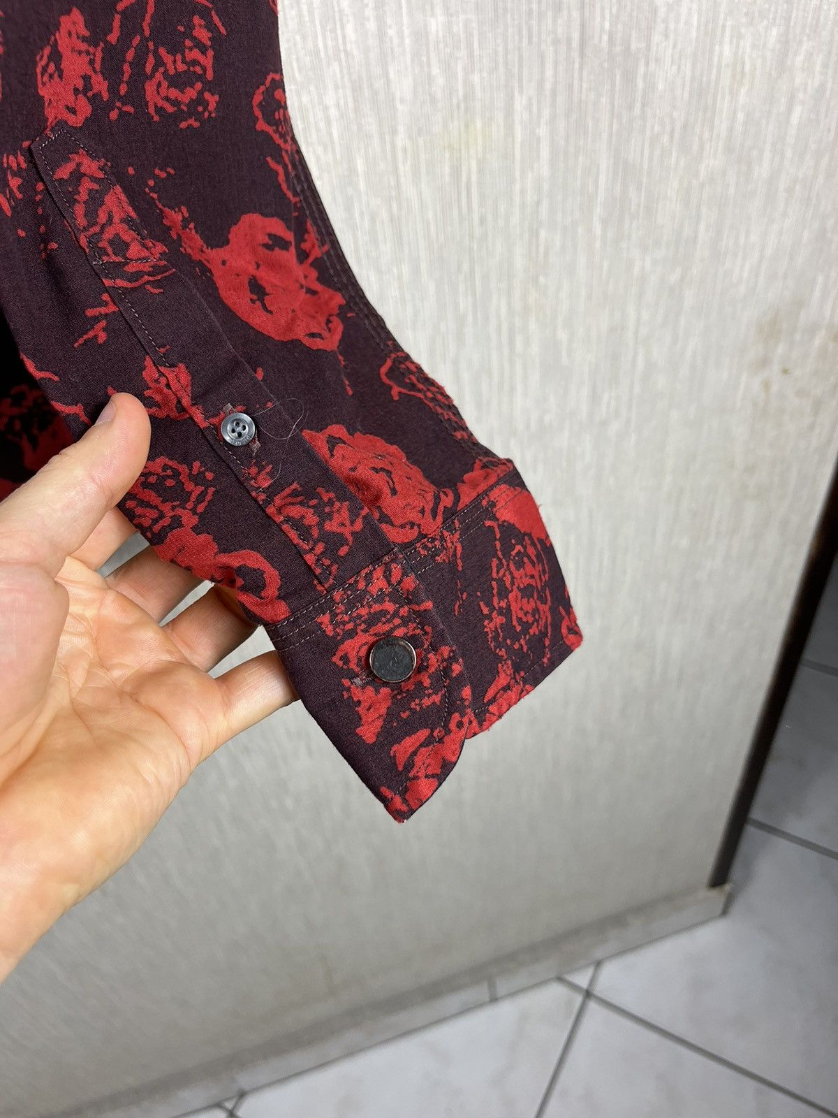 Diesel × Vintage Vintage archive Diesel Industries roses full print y2k shirt Size US M / EU 48-50 / 2 - 10 Thumbnail
