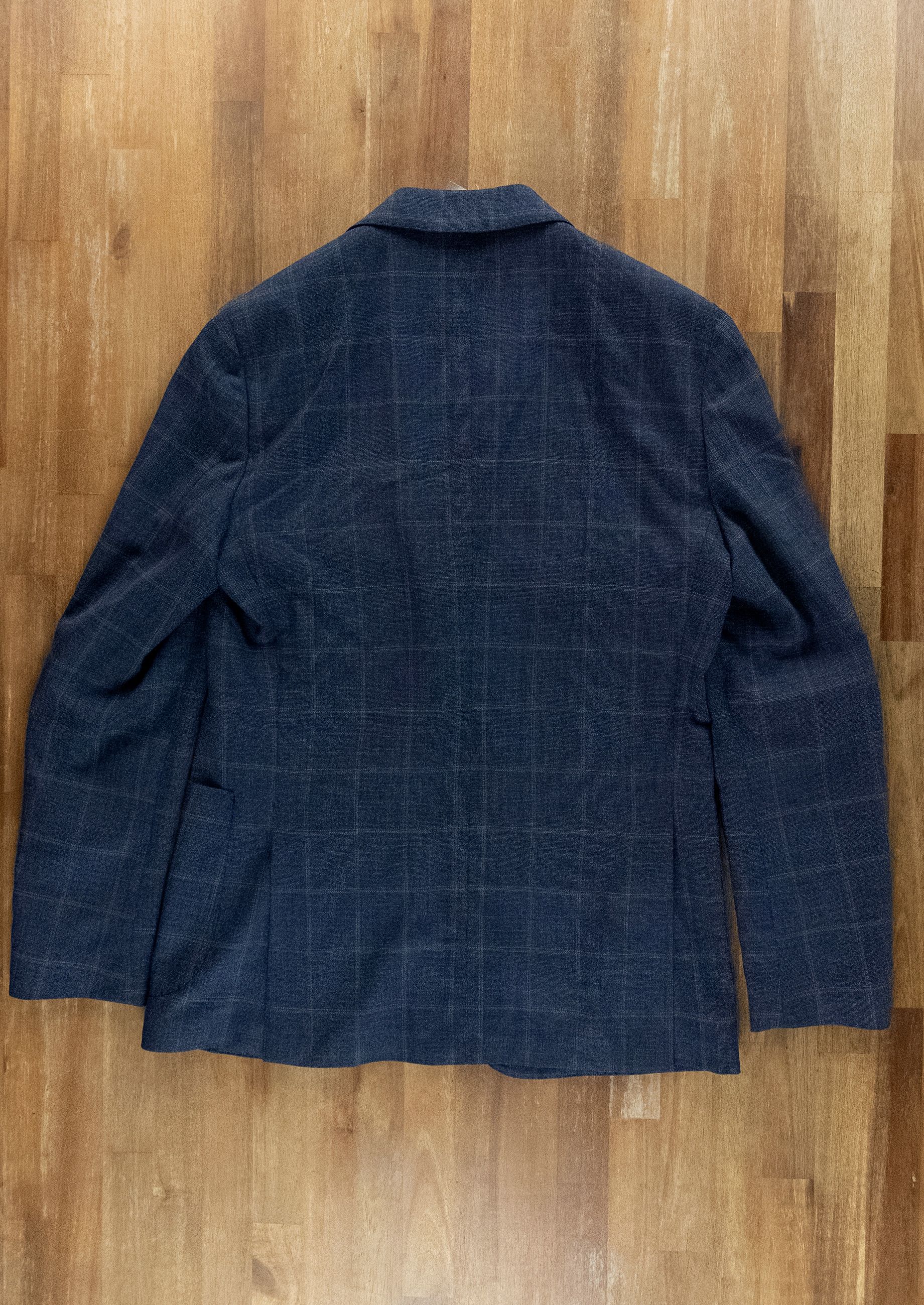 Lardini LARDINI 7 Drop blue plaid wool sportcoat 38 48 Size 38R - 12 Thumbnail