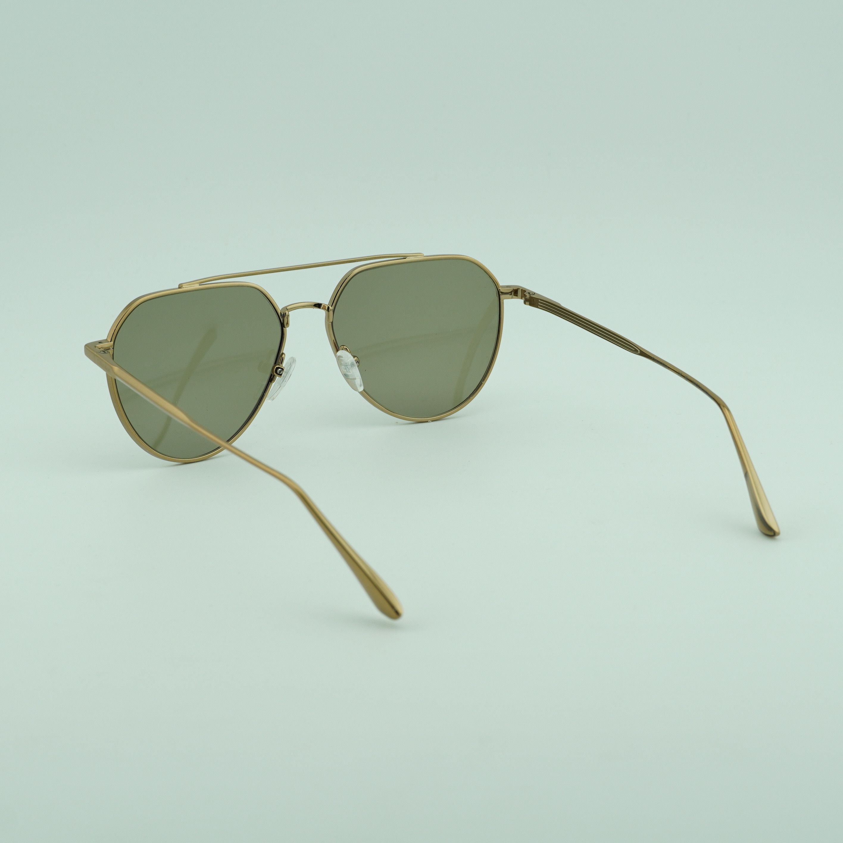 Calvin Klein Calvin Klein CK24100S N 771 Men Sunglasses Gold Aviator Fram Size ONE SIZE - 8 Thumbnail