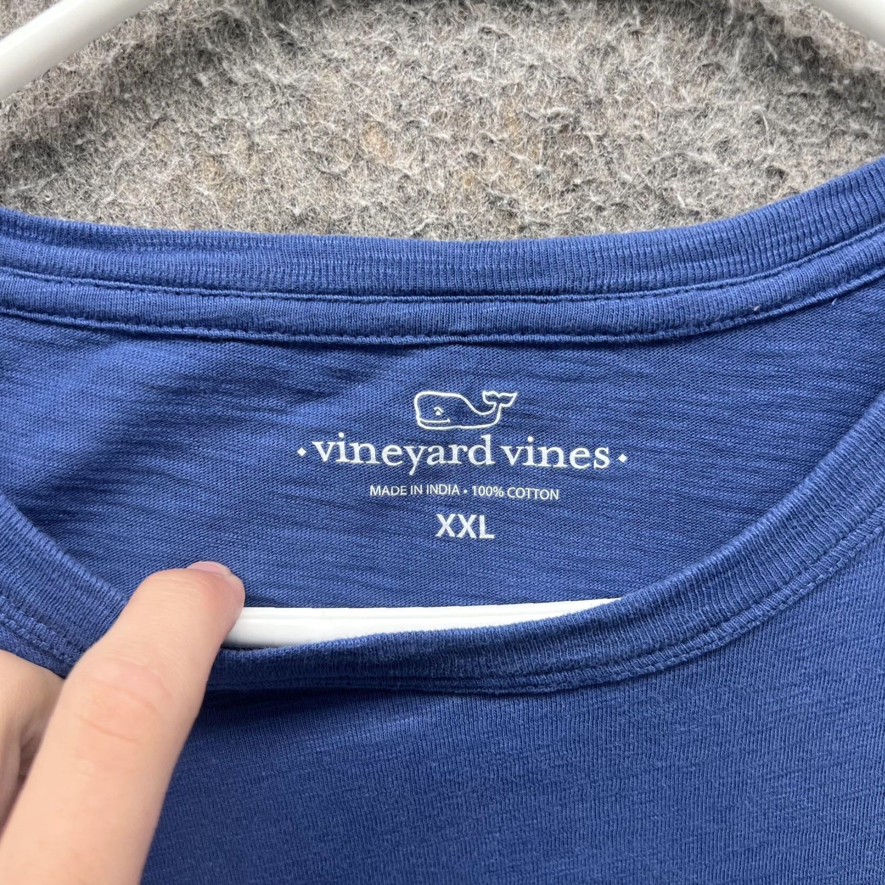 Vineyard Vines VINEYARD VINES Shirt Mens 2XL Blue Pocket Whale Logo Tee Tagless Casual Cotton Short Sleeve Crew Neck — Girls/Mens Creative Size US XXL / EU 58 / 5 - 2 Thumbnail