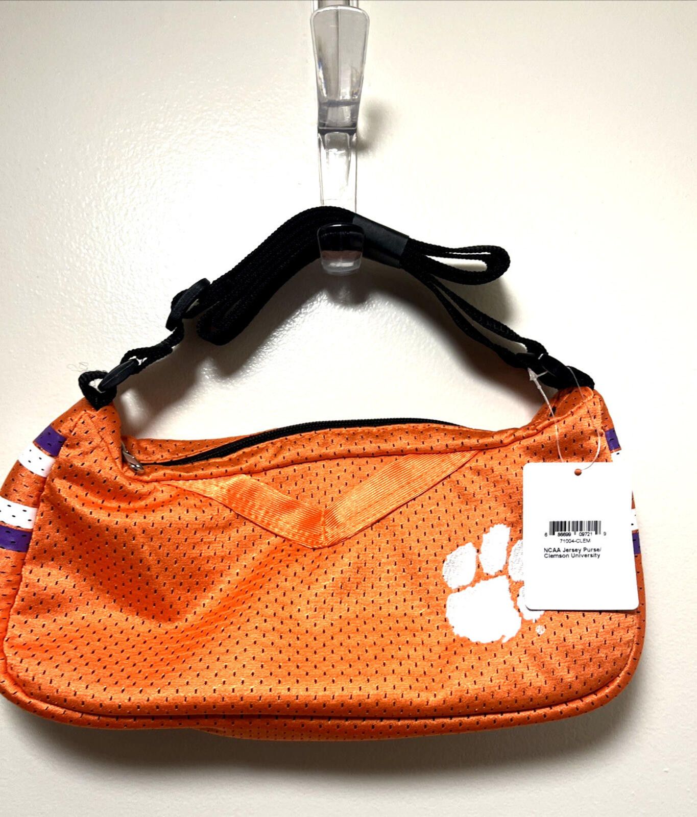 Other Clemson Tigers Logo Purse Jersey Shoulder Strap Bag Size ONE SIZE - 1 Thumbnail