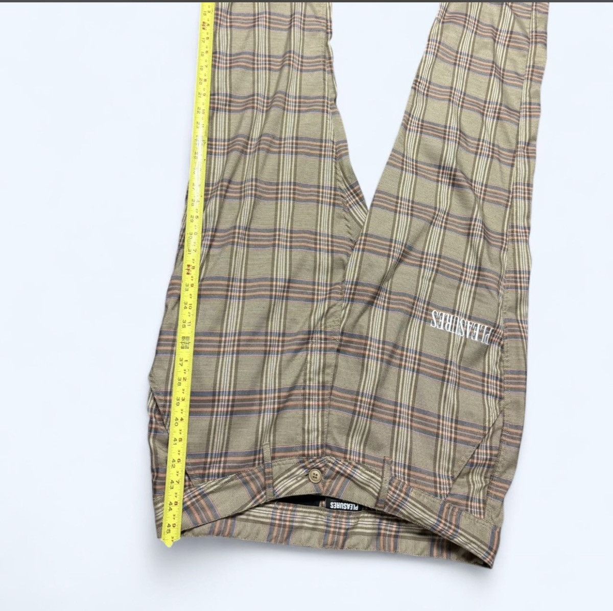 Pleasures Pleasures Orchestra Tan Plaid Pants Size US 36 / EU 52 - 4 Thumbnail