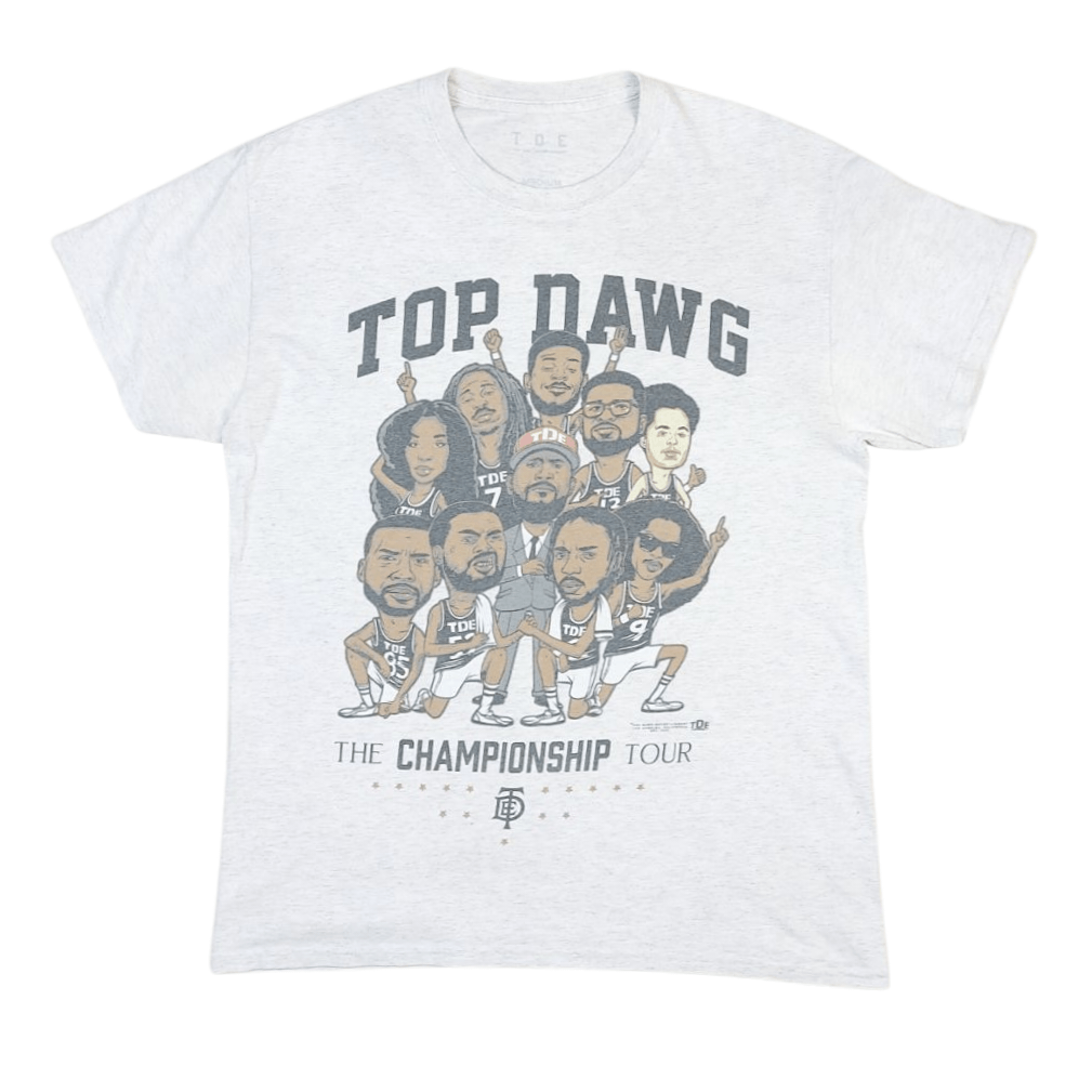 Band Tees × Kendrick Lamar × Top Dawg Entertainment TDE Top Dawg Entertainment EST 2004 Championship Tour TEE Size US M / EU 48-50 / 2 - 2 Thumbnail