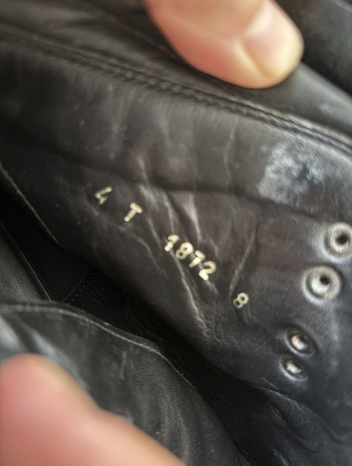 Prada PRADA Black Leather Hiking Boots Size US 10 / EU 43 - 6 Thumbnail