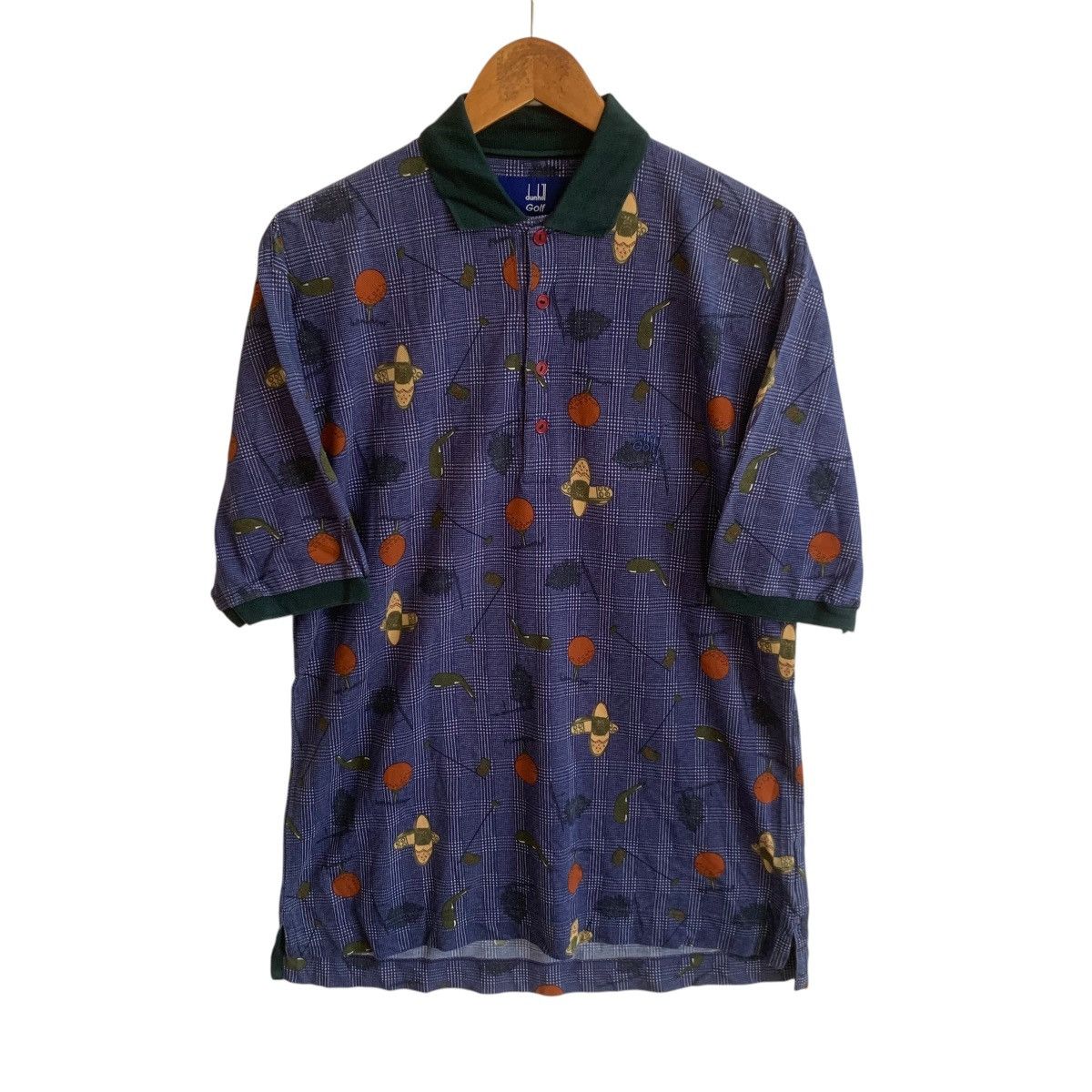 Alfred Dunhill Vintage Dunhill Golf Polos Shirt Rare Small Size US S / EU 44-46 / 1 - 1 Thumbnail