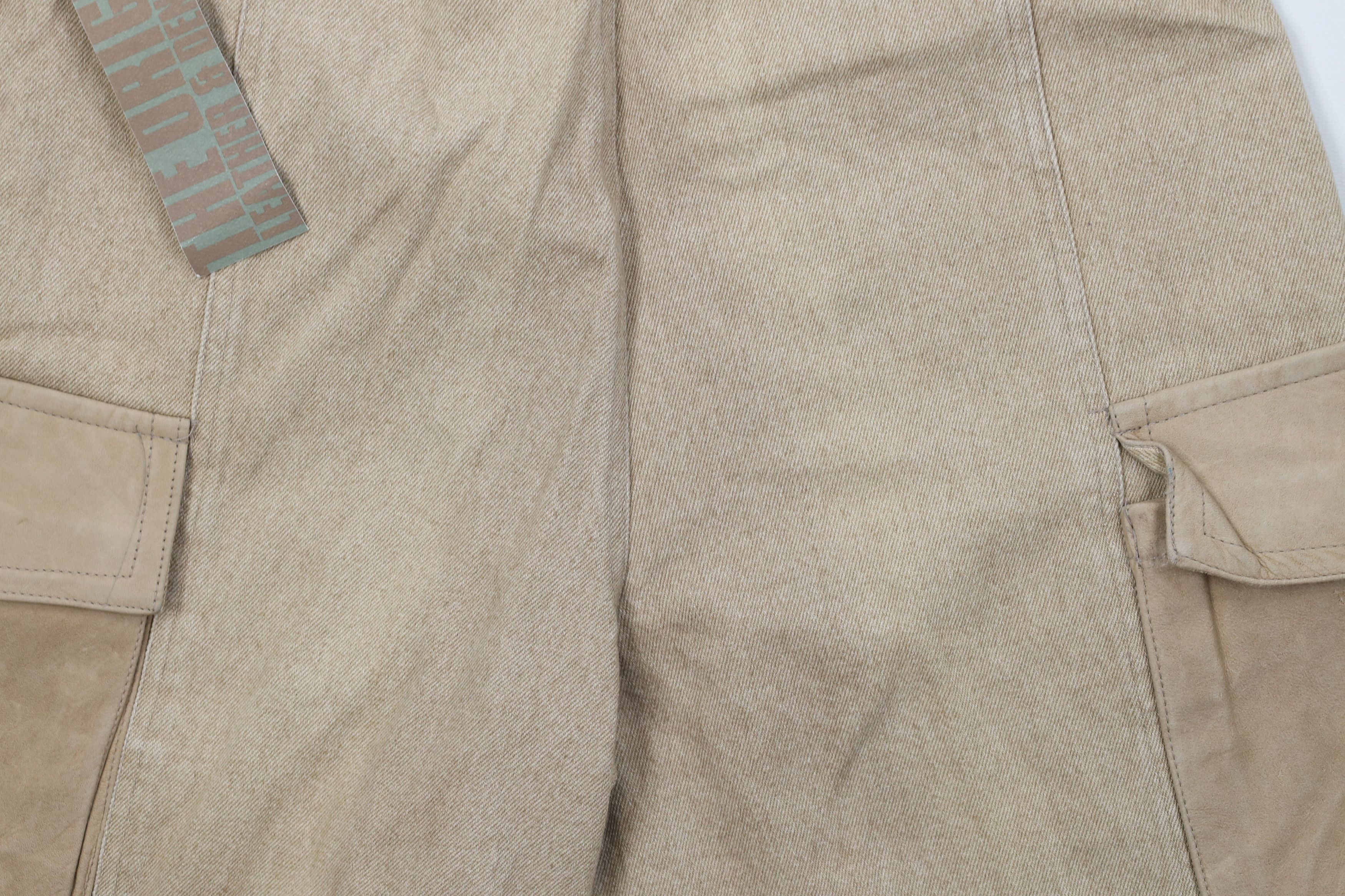 Vintage Deadstock Vintage 90s Streetwear Baggy Denim Cargo Shorts Size US 29 - 10 Thumbnail