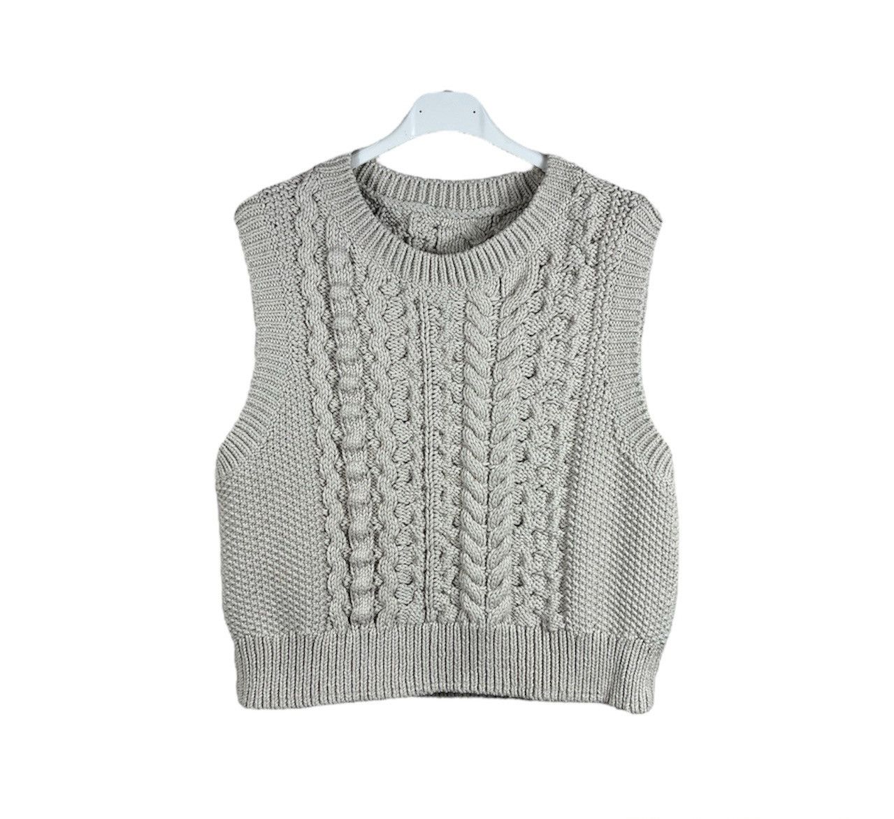 Cos COS knitted vest sweater cable knit y2k aesthetic vintage Size S / US 4 / IT 40 - 1 Thumbnail