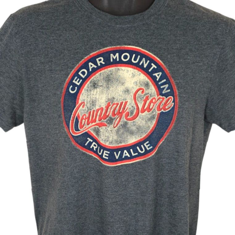 Gildan Cedar Mountain Country Store T Shirt Mens Size Medium Gray Duck Creek Utah Gildan Cotton Blend Short Sleeve Crew Neck Travel Souvenir 2010-2019 Size US M / EU 48-50 / 2 - 2 Thumbnail
