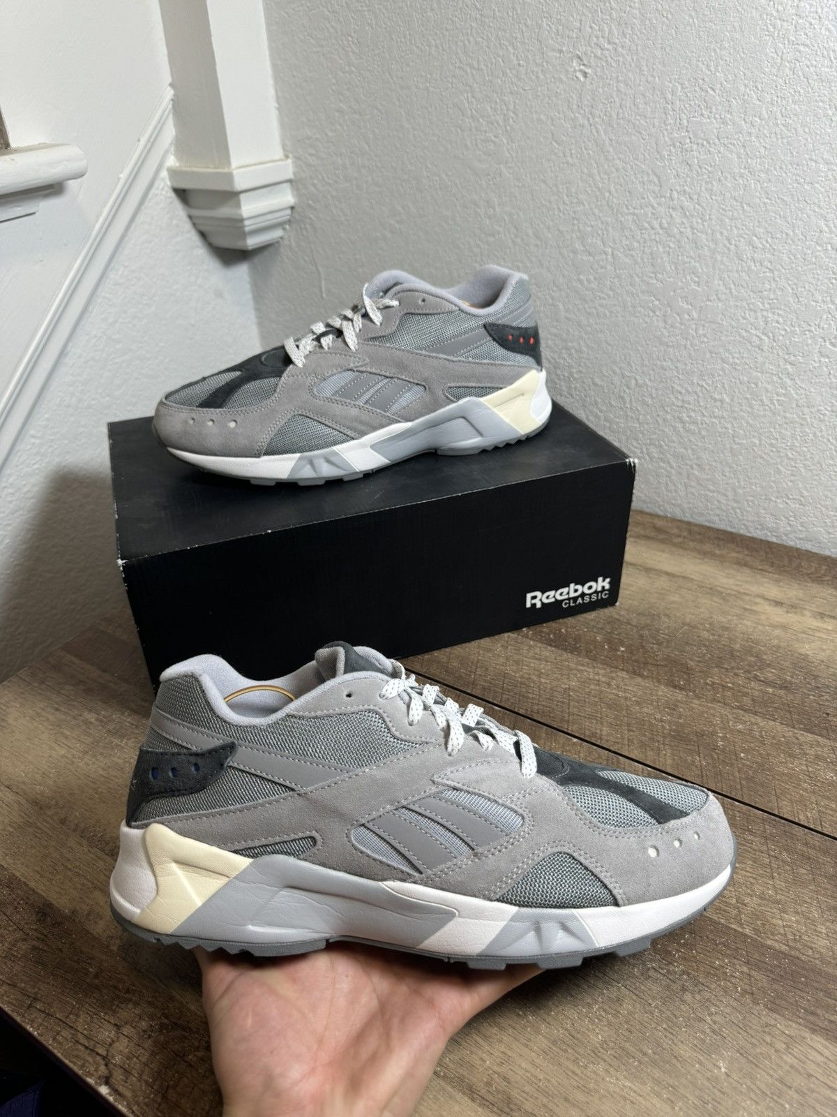 Reebok Packer x Reebok Aztrek Tin Grey/Flint Grey/Alloy Gray Sz 11 Size US 11 / EU 44 - 1 Thumbnail