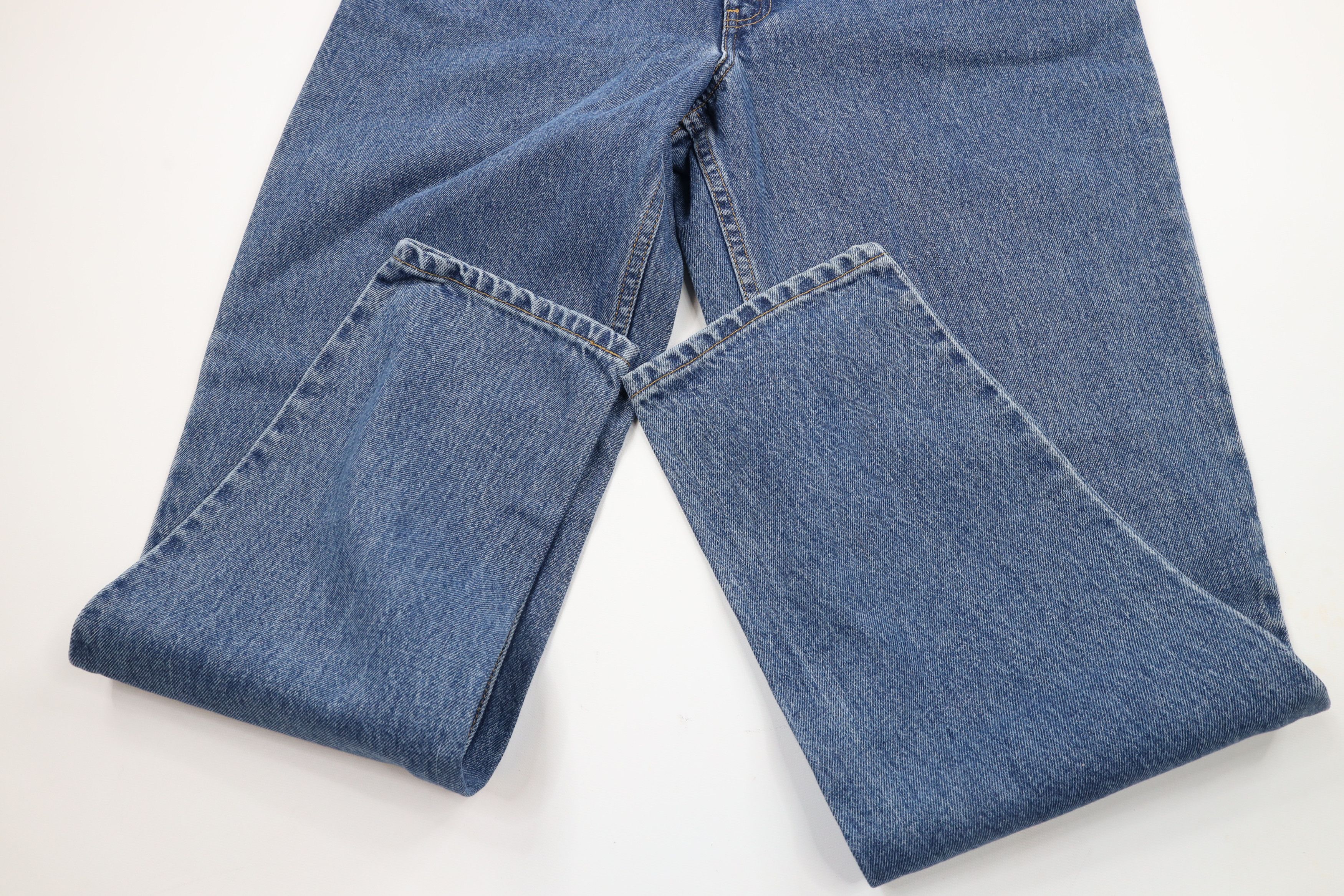 Levi's × Vintage Vintage 90s Levis 550 Fit Tapered Leg Denim Jeans Blue Size US 32 / EU 48 - 5 Thumbnail