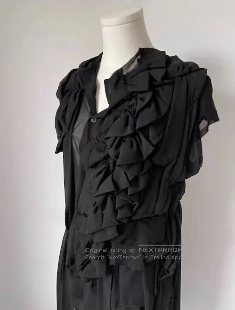 Comme des Garcons Comme des Garcons Asymmetrical sheer organza patchwork sle Size S / US 4 / IT 40 - 4 Thumbnail